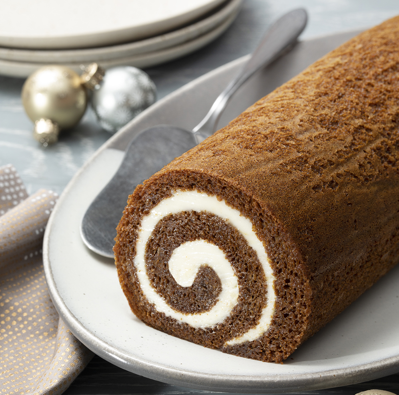 Pumpkin Gingerbread Cake. FOOD STYLING BY DENISE DROWER SWIDEY; PROP STYLING BY DARCY HAMMER OF ANCHOR ARTISTS