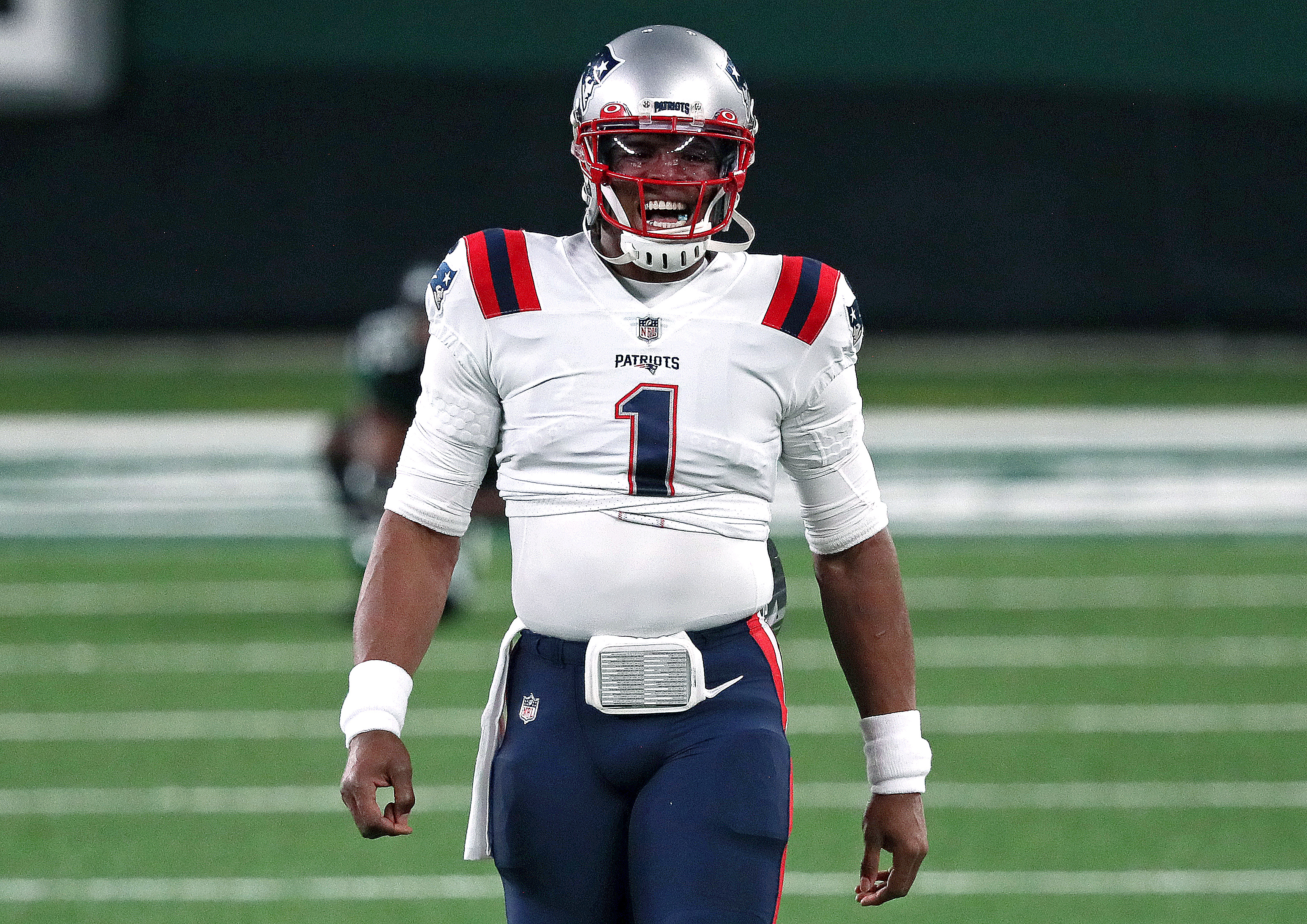 Cam newton in 2024 a patriots jersey