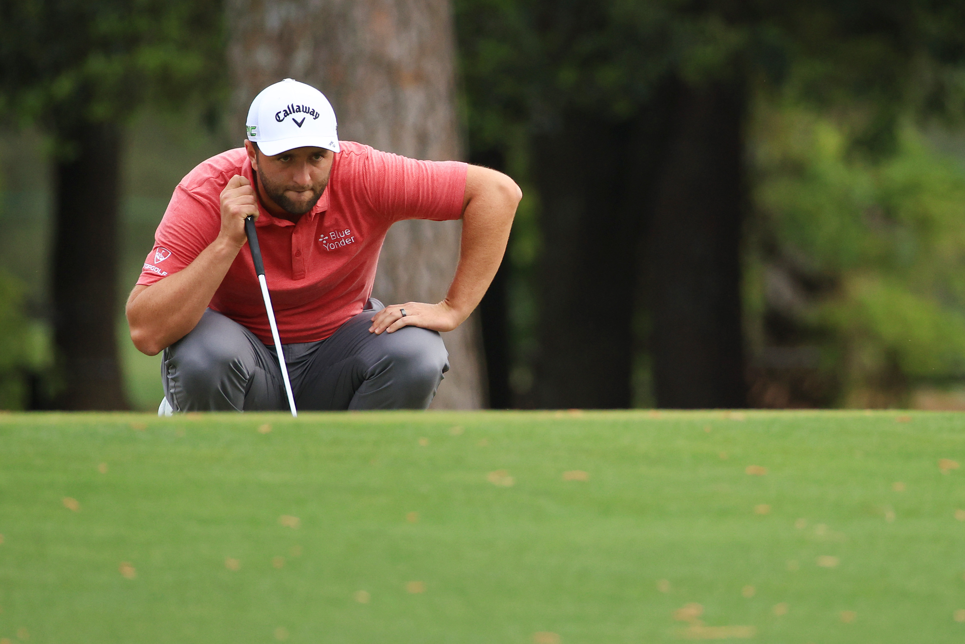 Jon Rahm, who became a father last week, followed up three straight par rounds with a sizzling 66 Sunday.