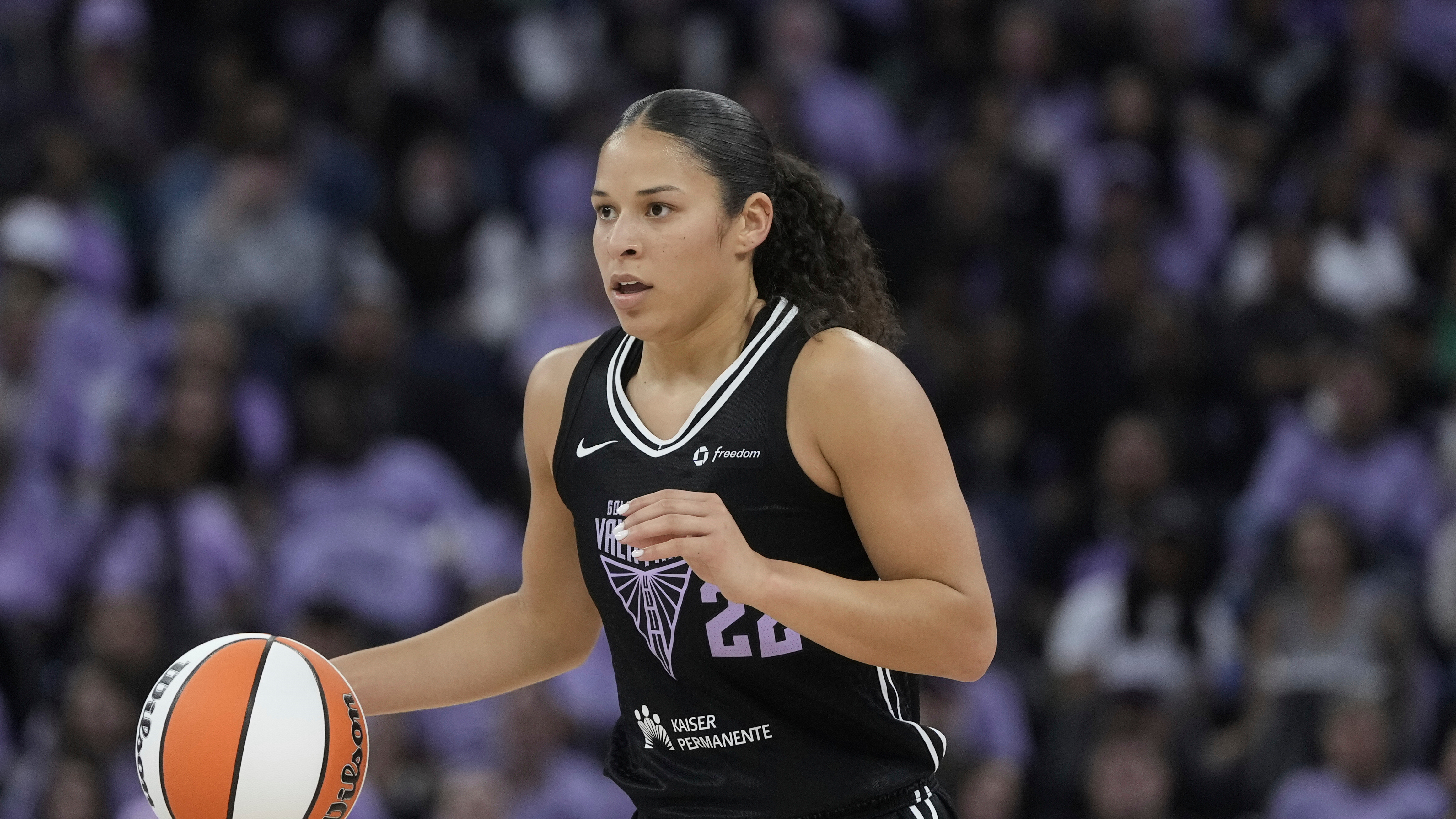 The Golden State Valkyries picked up the first win in franchise history —  all thanks to Newton's Veronica Burton - The Boston Globe