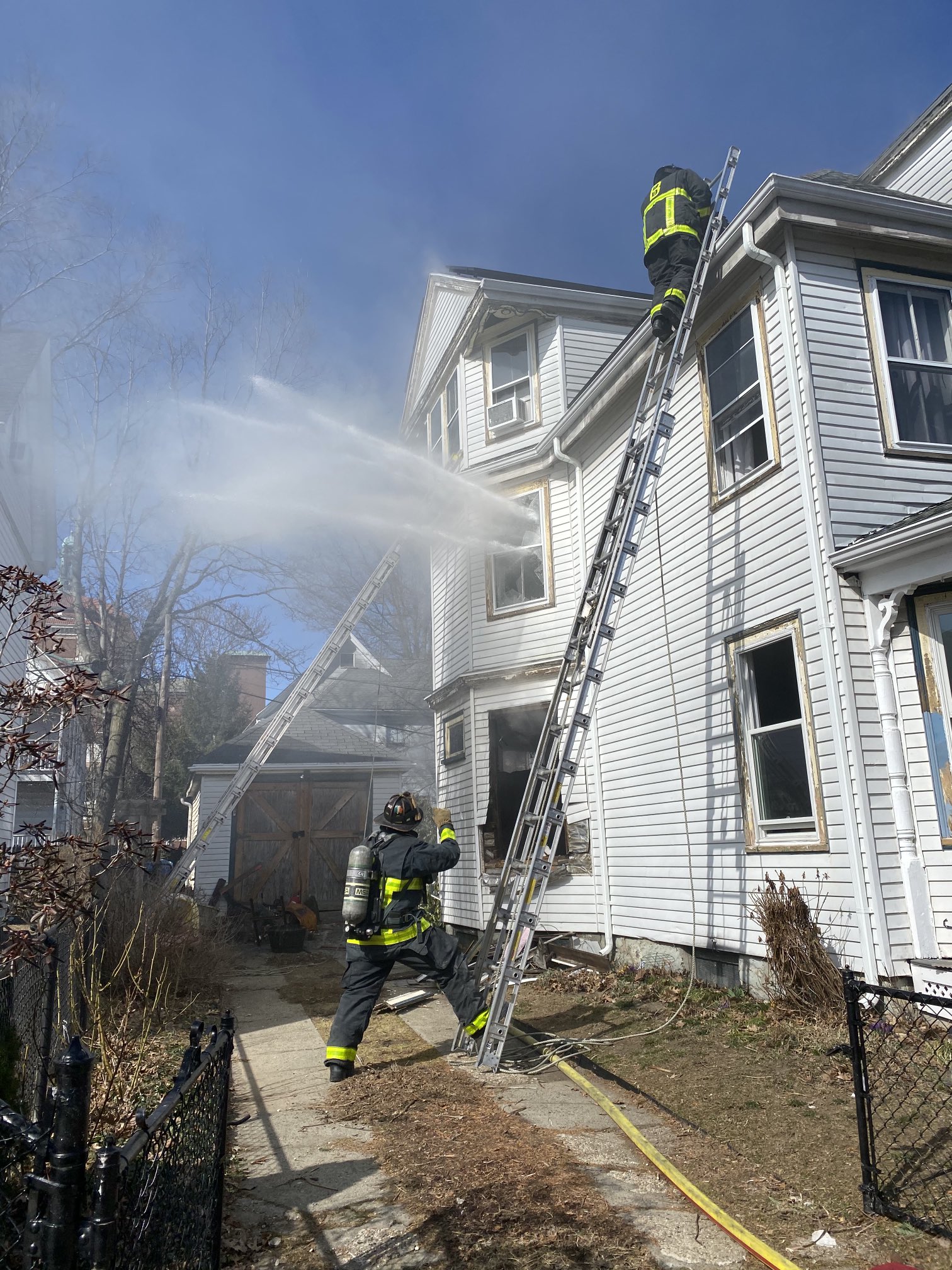 Two alarm fire strikes Jamaica Plain home The Boston Globe
