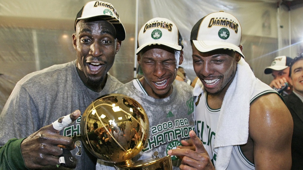 Kevin Garnett, Paul Pierce and Ray Allen were among those added to the Top 50 players chosen 25 years ago.
