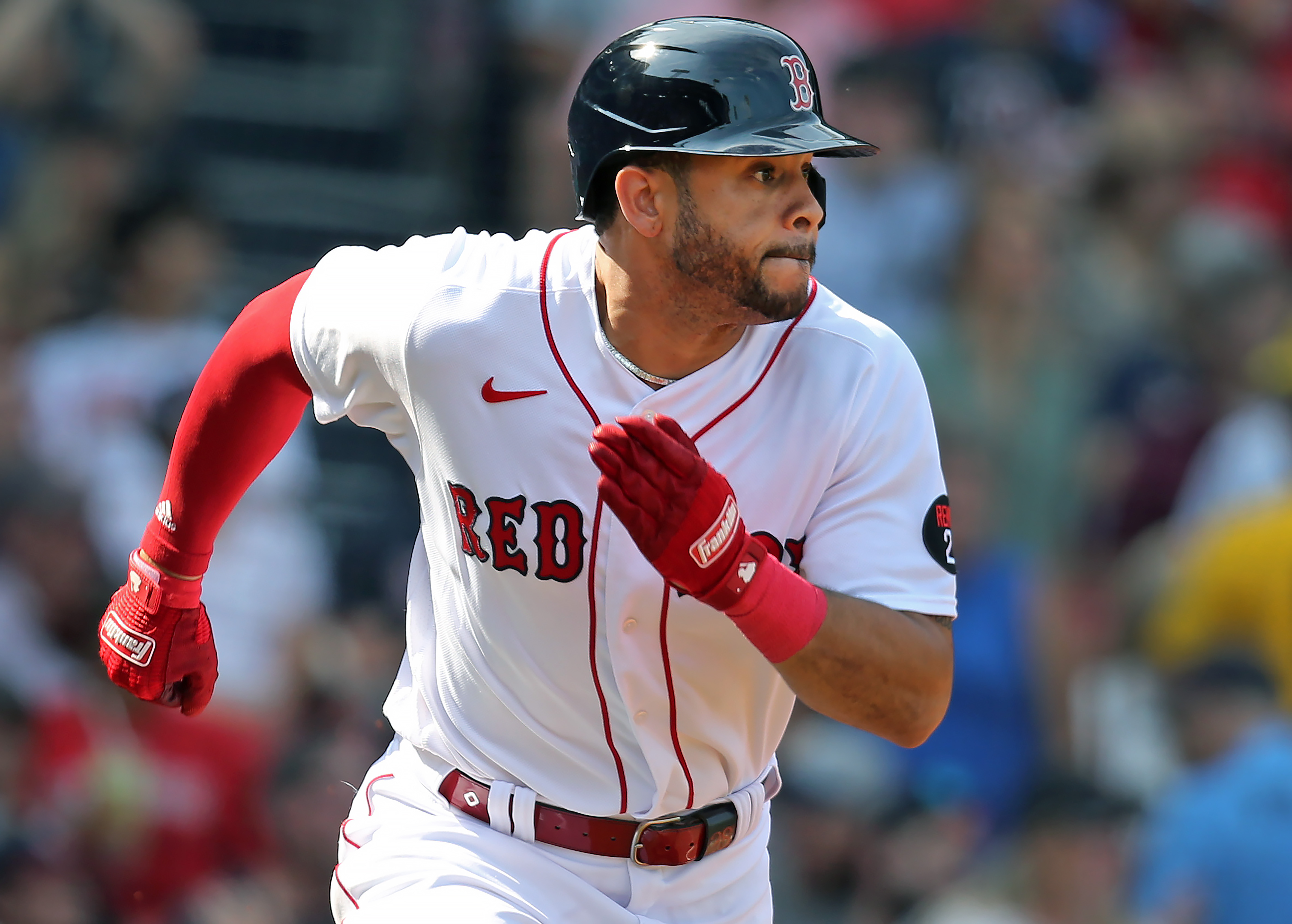 It's been a tough season for Red Sox outfielder Tommy Pham, but as