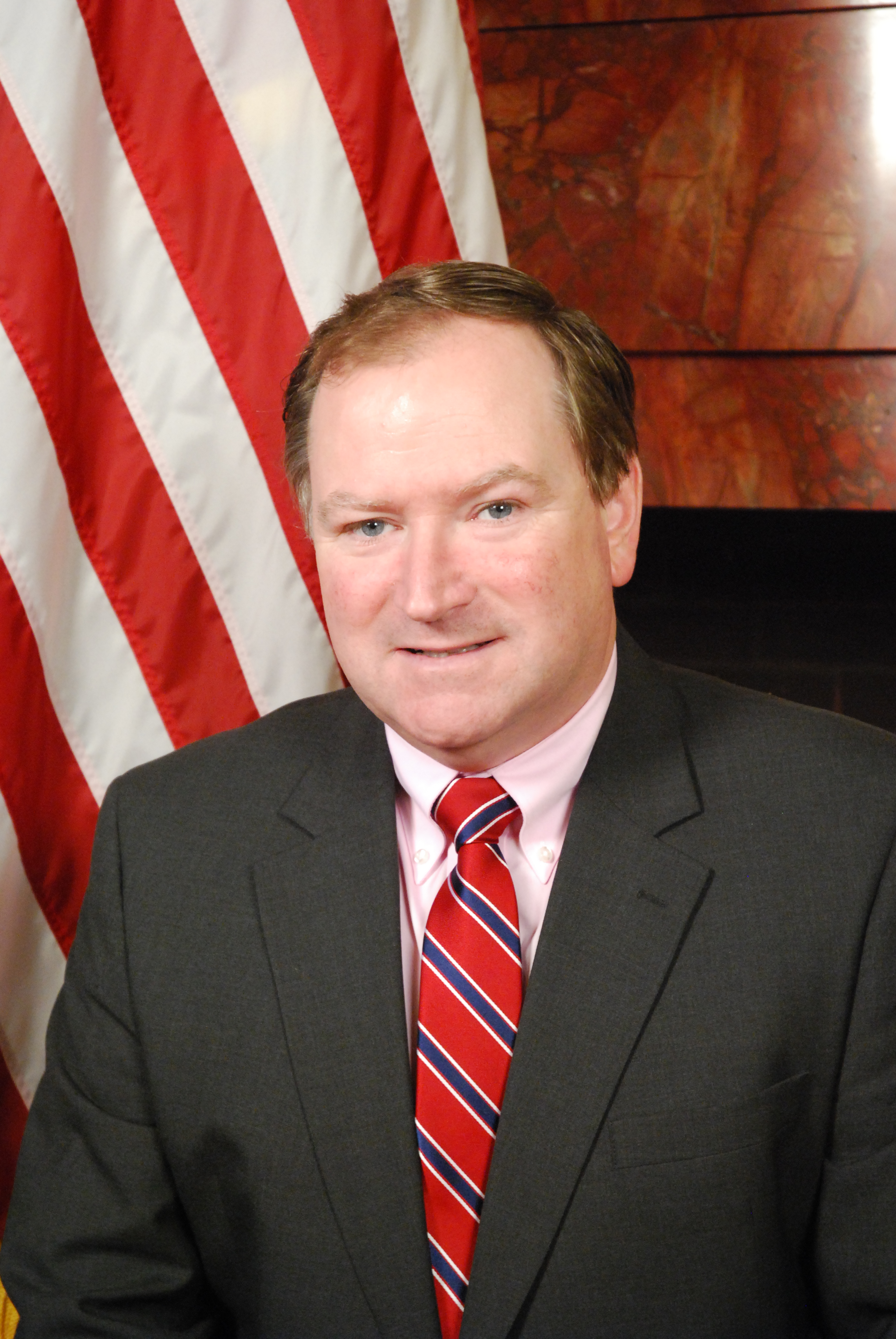 Senate Majority Leader Michael J. McCaffrey, a Warwick Democrat