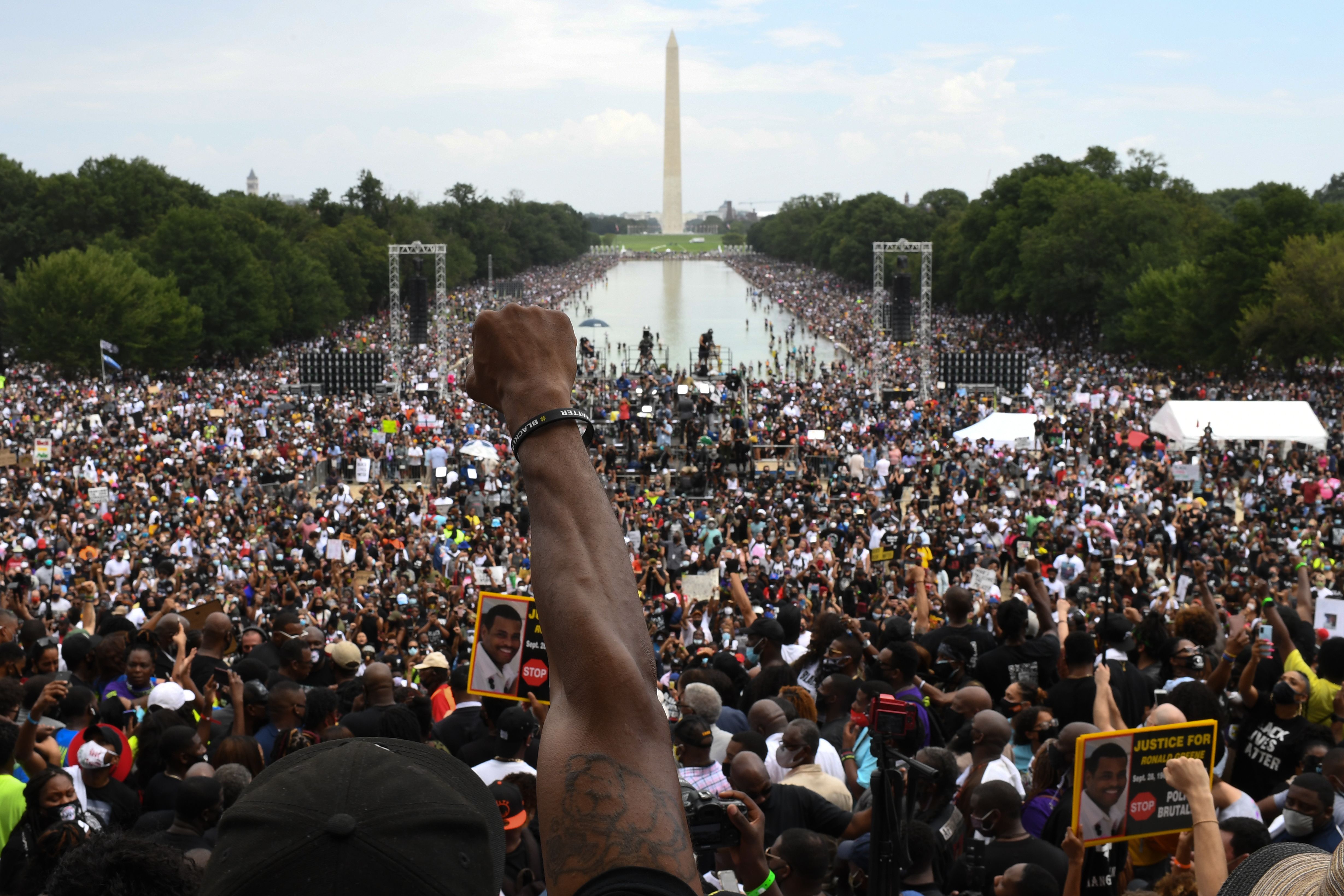 At D C March Families Decry two Systems Of Justice The Boston Globe