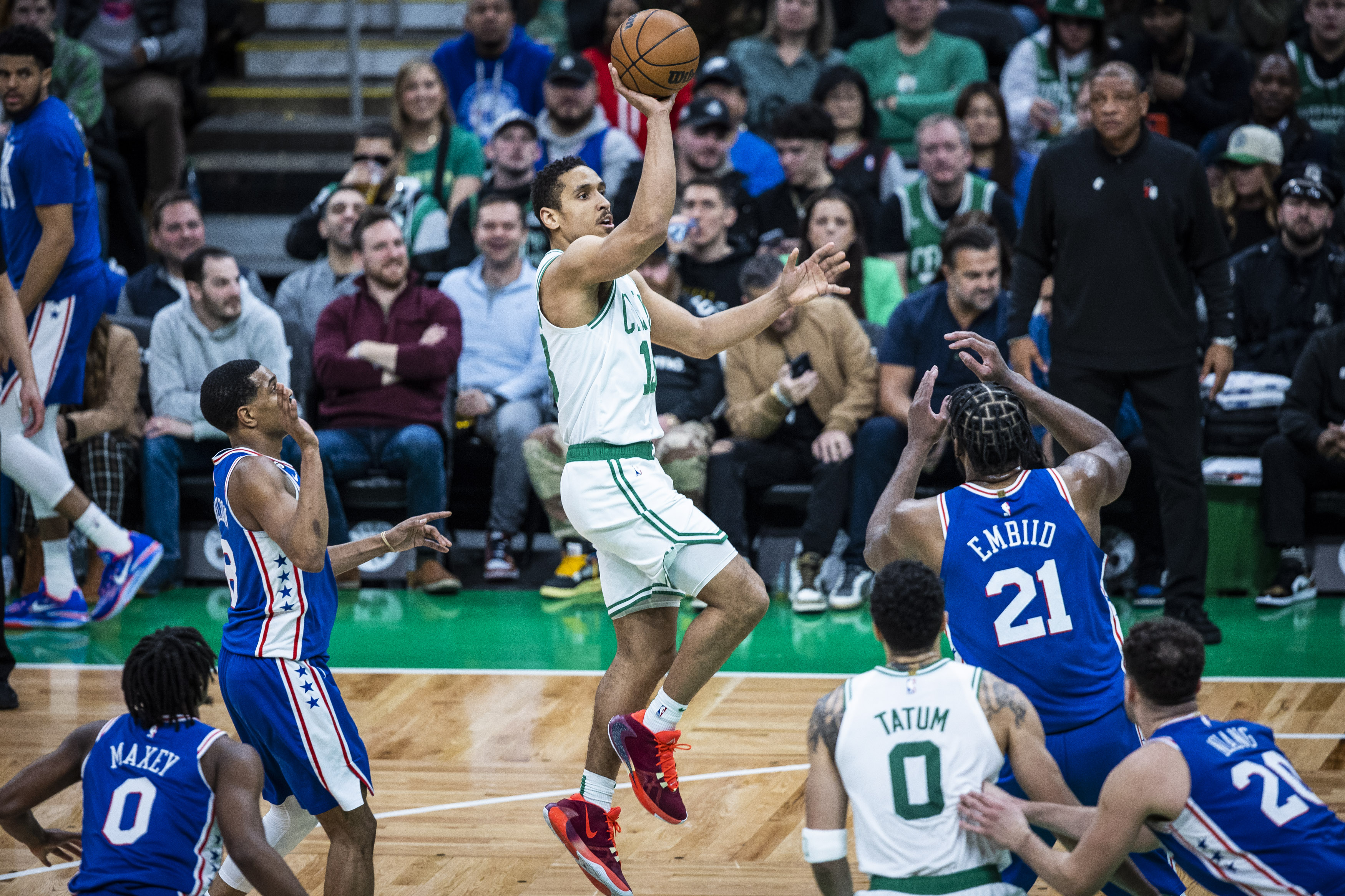 Celtics' youth prevails over 76ers' to take Game 1
