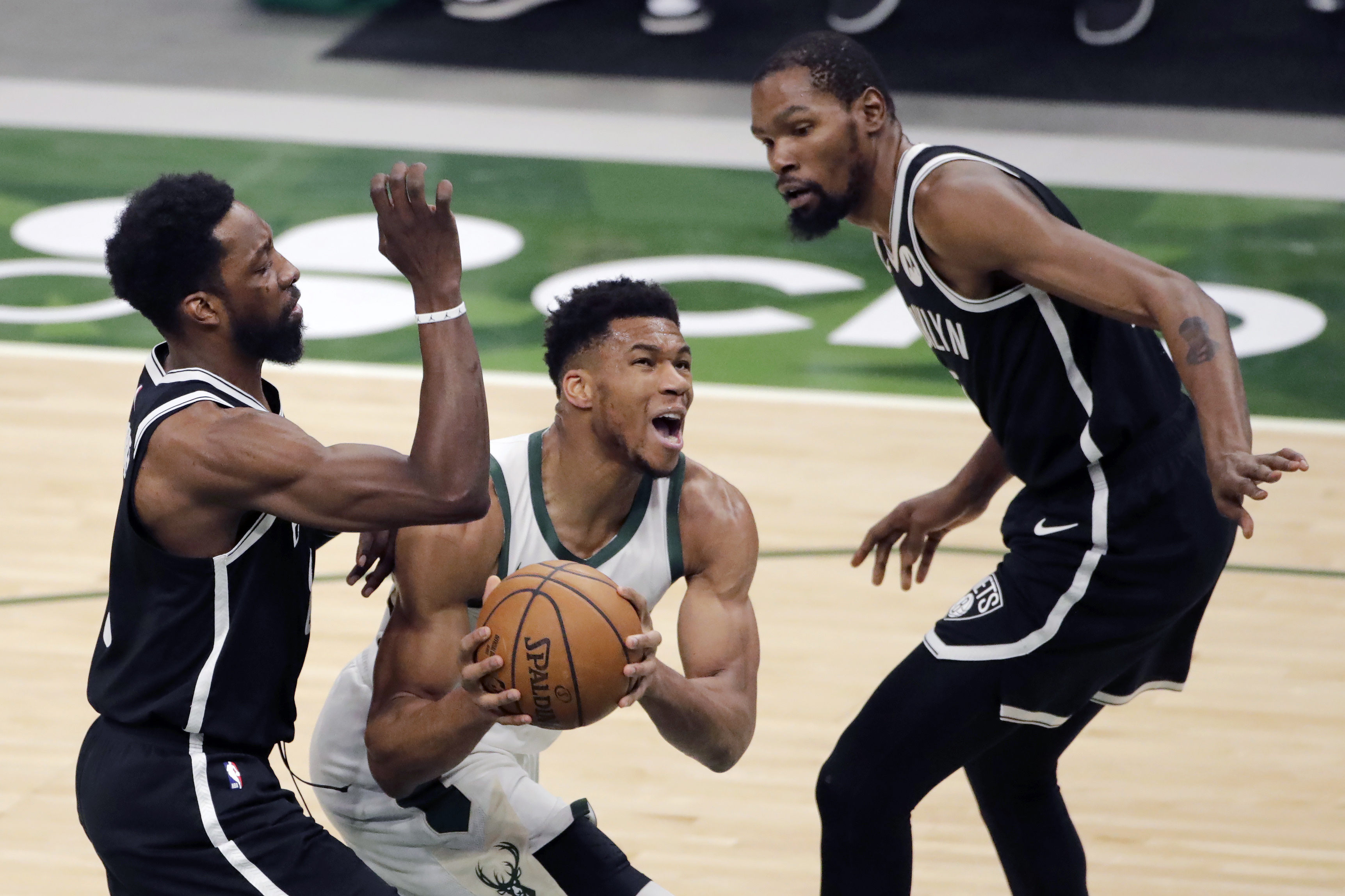 The Nets' biggest challenge ahead of their second-round series with Milwaukee is how to defend perpetual matchup nightmare Giannis Antetokounmpo.