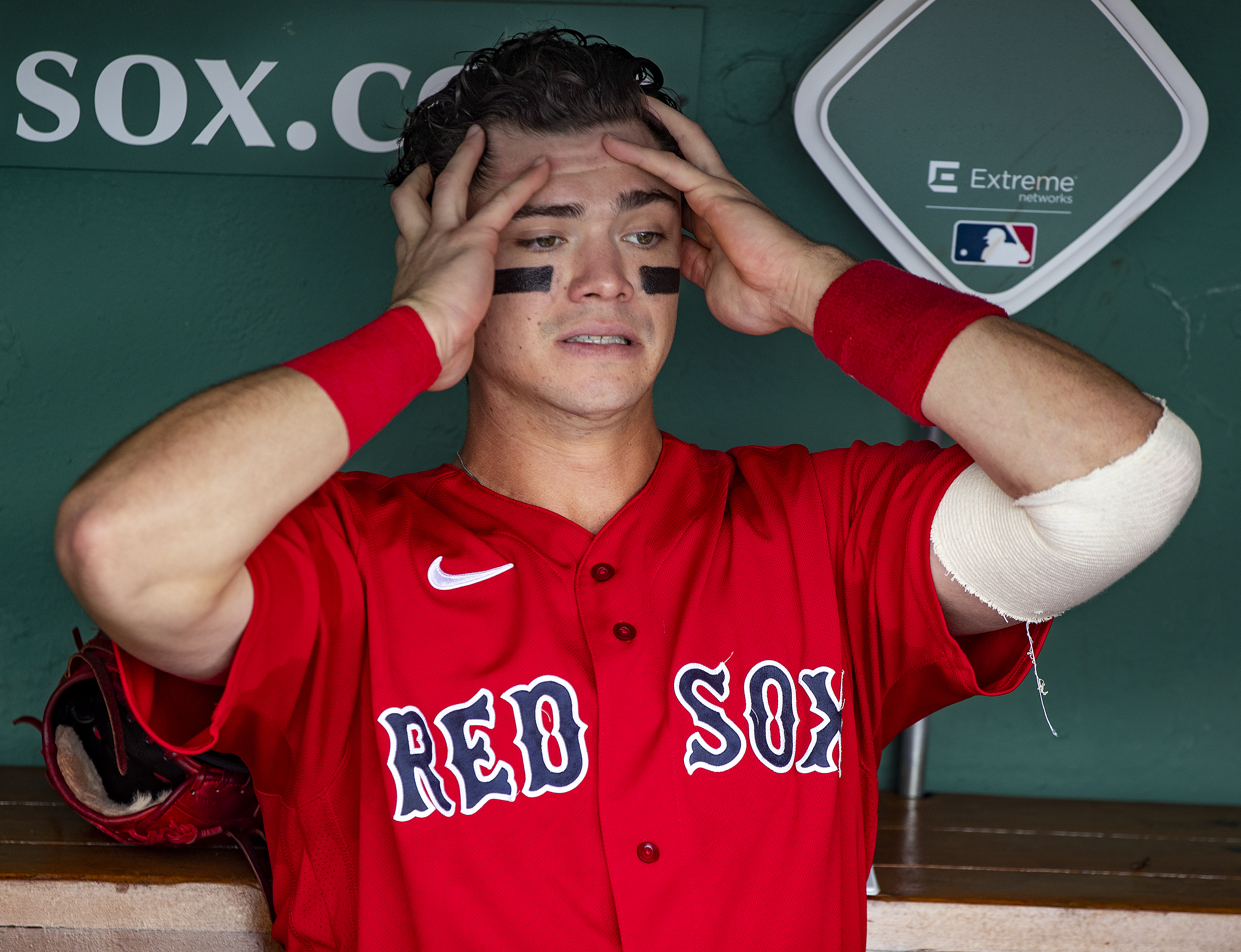 Bobby Dalbec sat out Thursday's game against the Orioles.