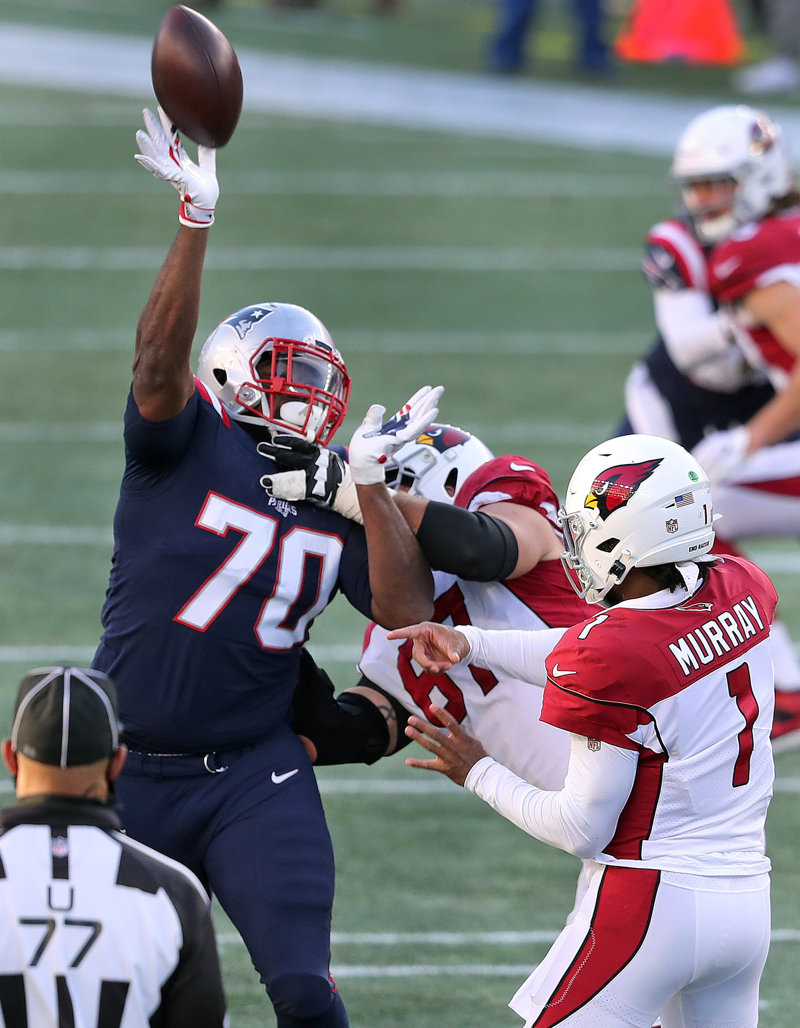 Butler tipped a third-quarter pass that wound up being intercepted by teammate Adrian Phillips.