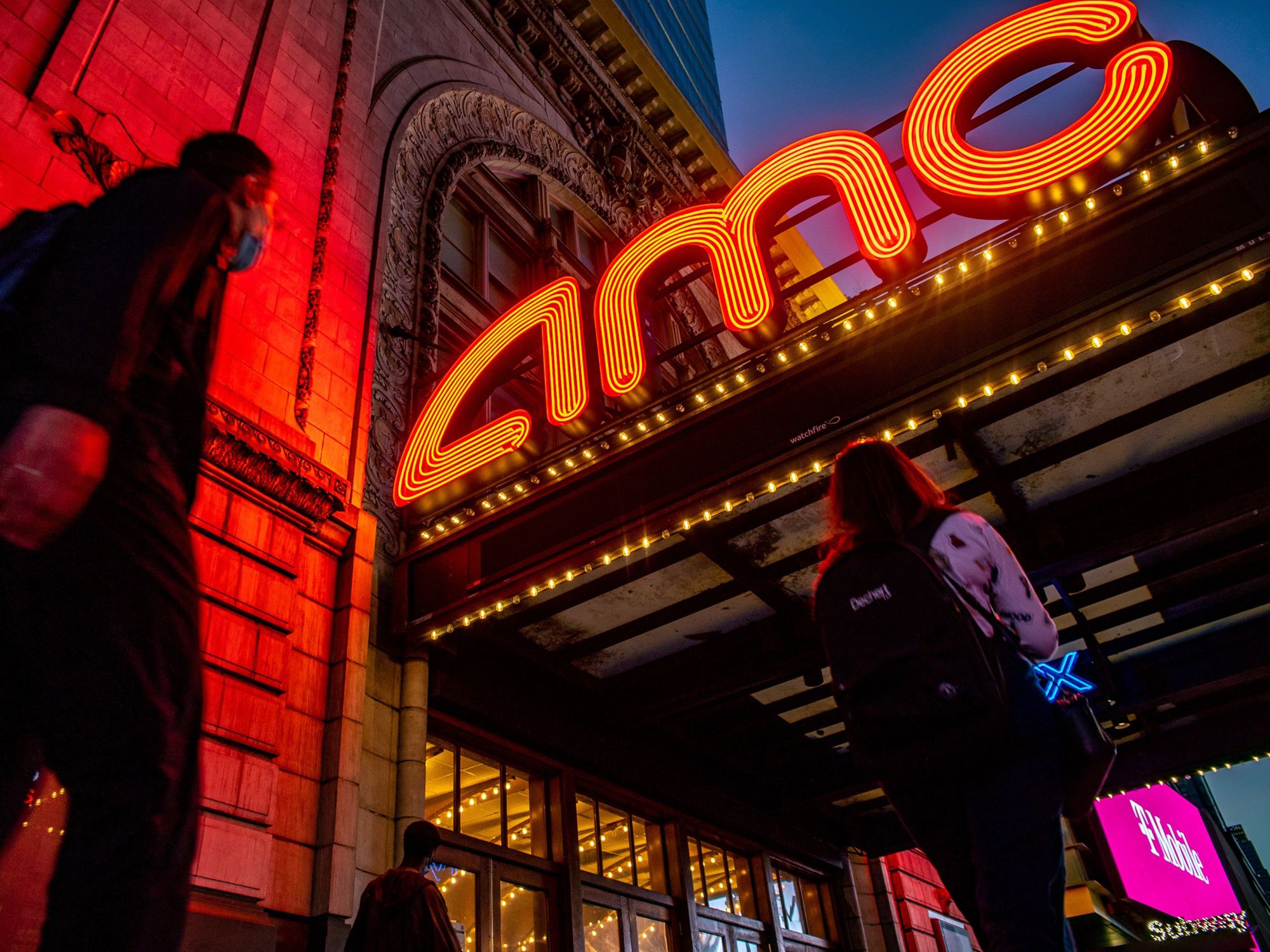 An AMC movie theater in New York.