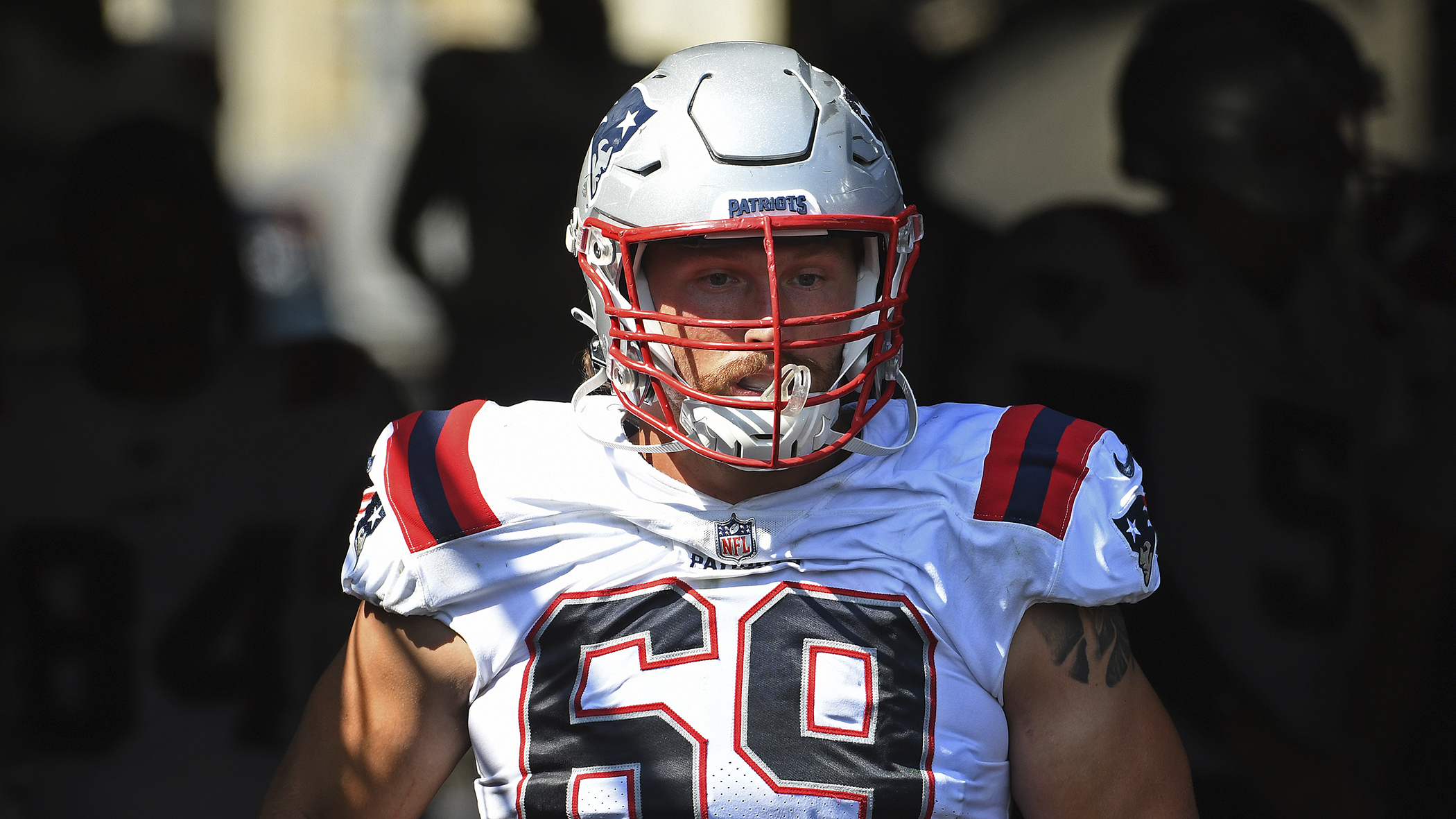 Two games in, the arrow points up for Patriots rookie guard Cole Strange