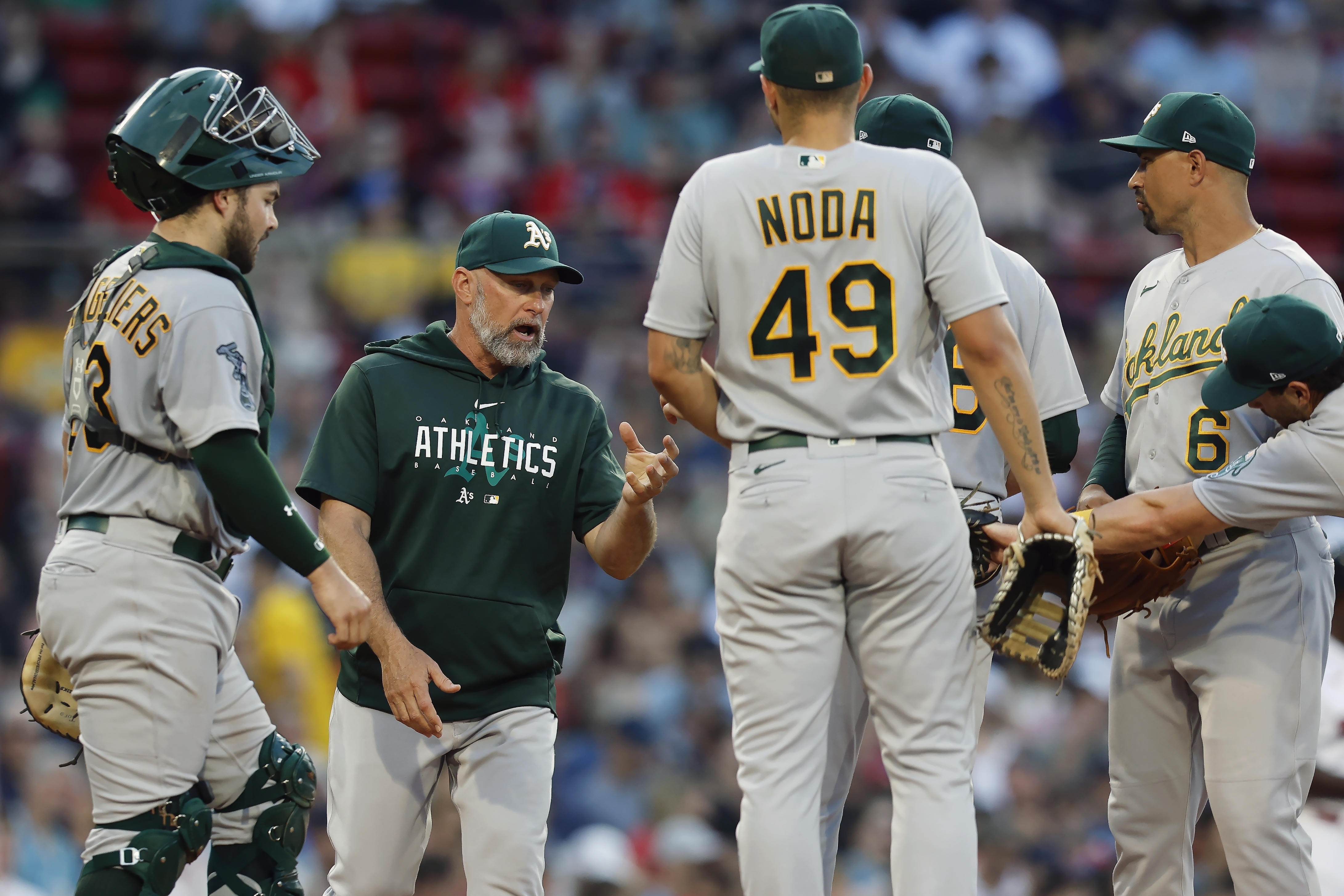 Mark Kotsay, a winner and a good baseball man, maintains positive approach  as A's manager - The Boston Globe