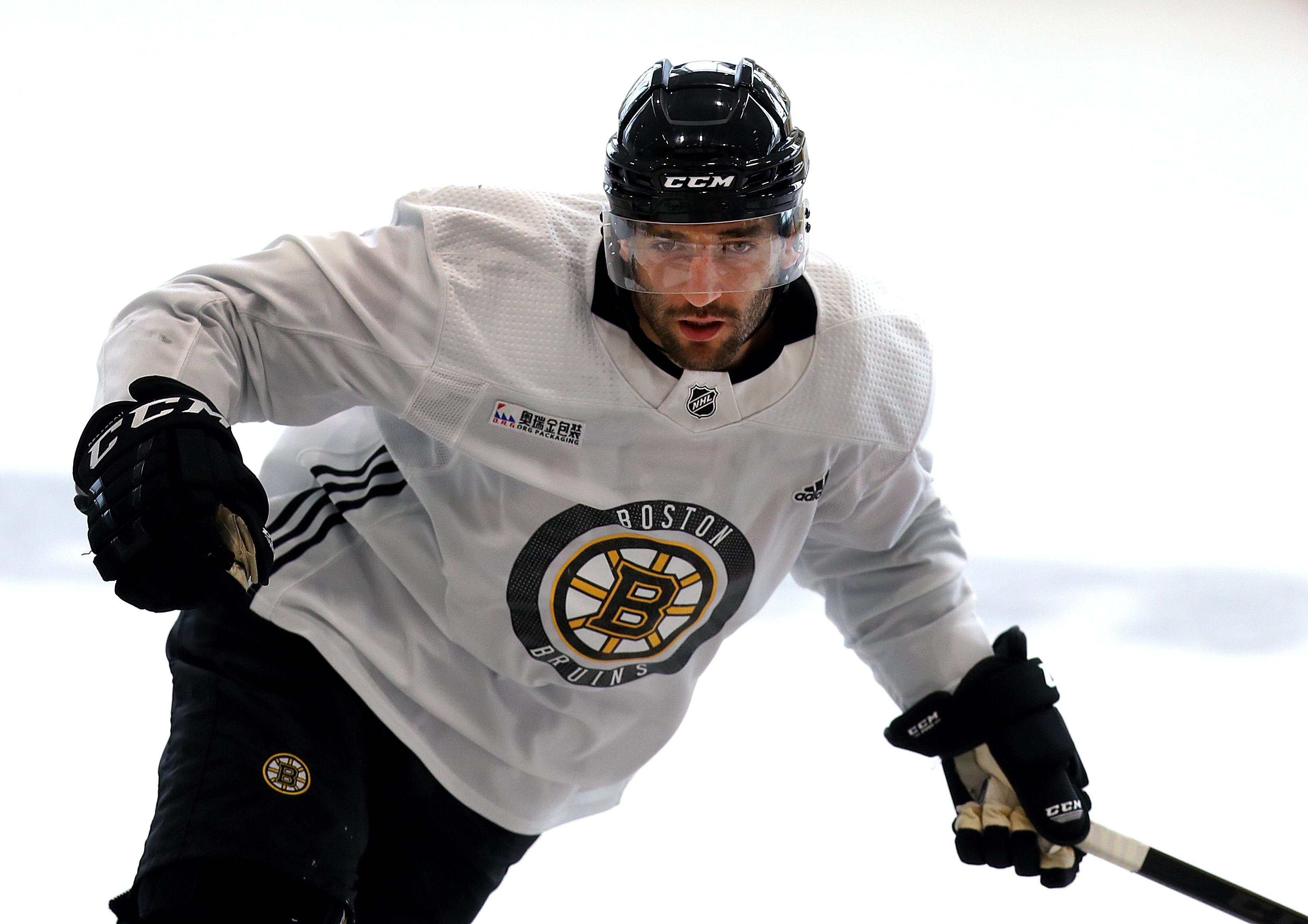 David Pastrnak Boston Bruins Autographed Gray 2020 NHL All-Star
