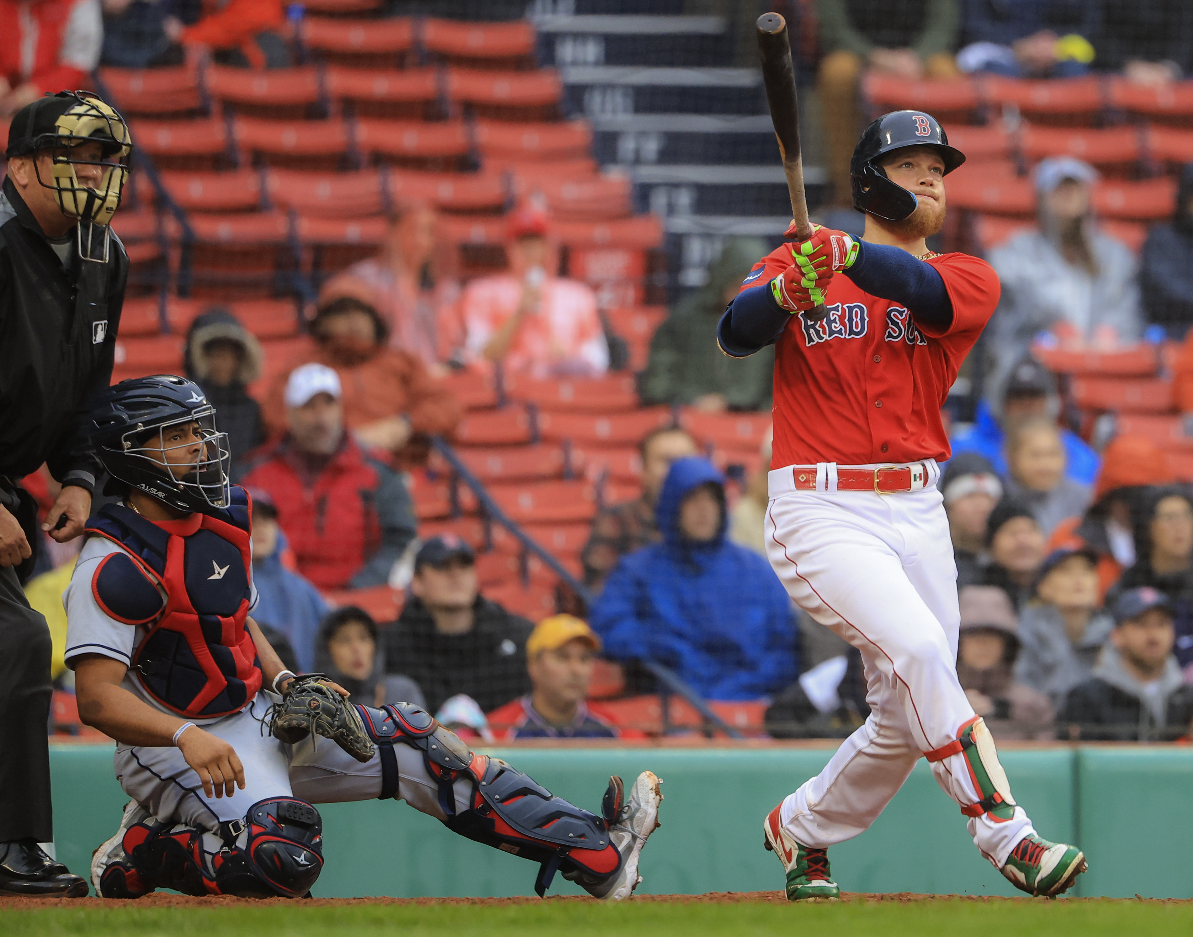 Red Sox top Guardians 7-1 behind Wong, Verdugo home runs