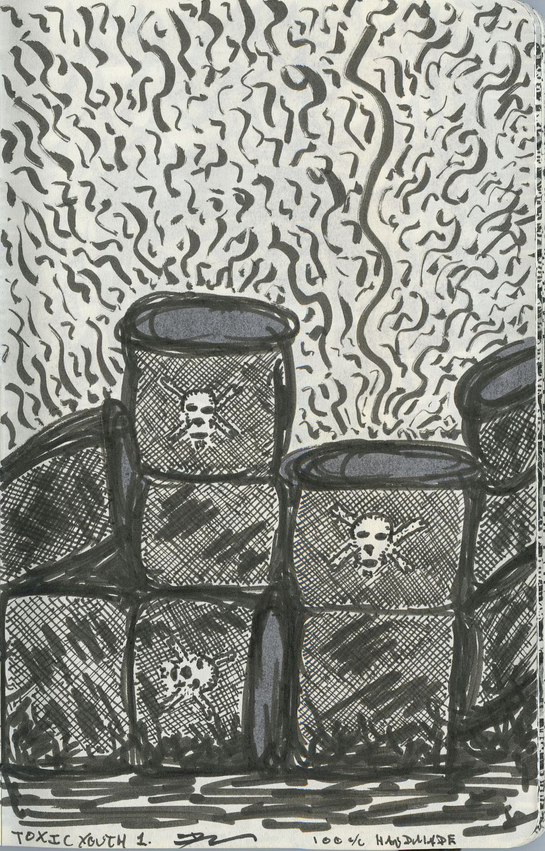 An image from Dana Jennings's "Toxic Youth."