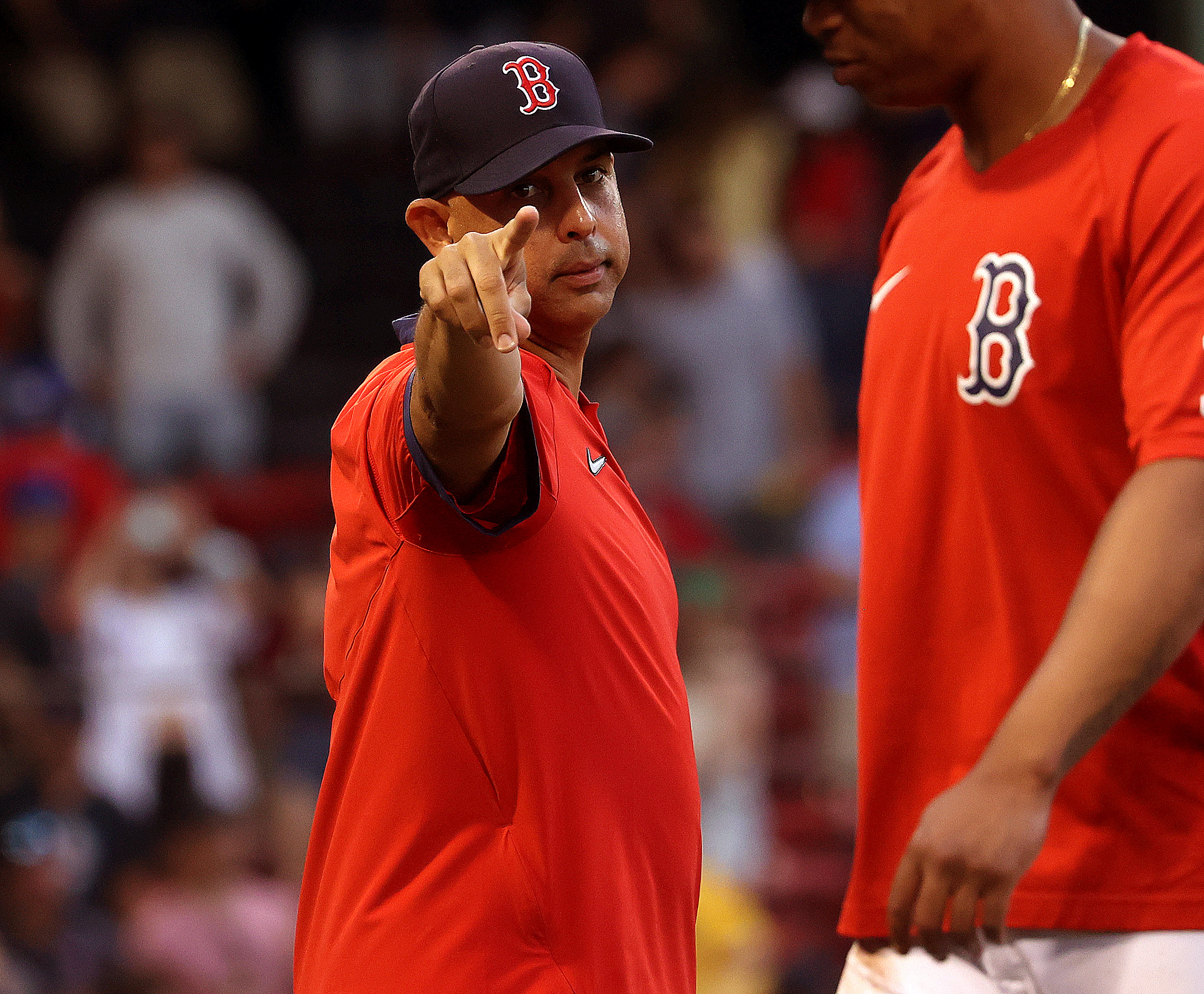 Members of Red Sox wear No. 21 with pride on Roberto Clemente Day - The  Boston Globe