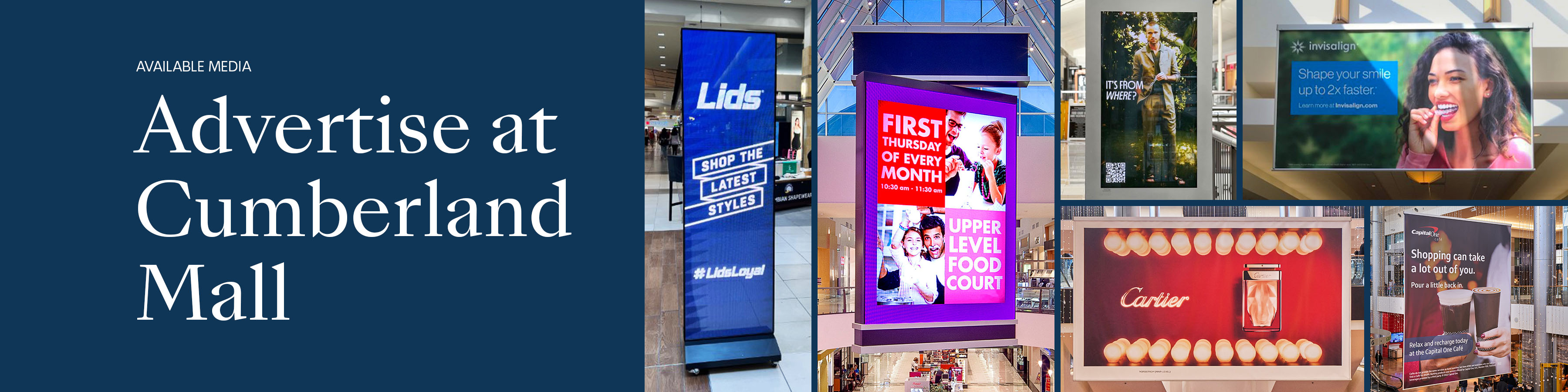 Advertising at Cumberland Mall