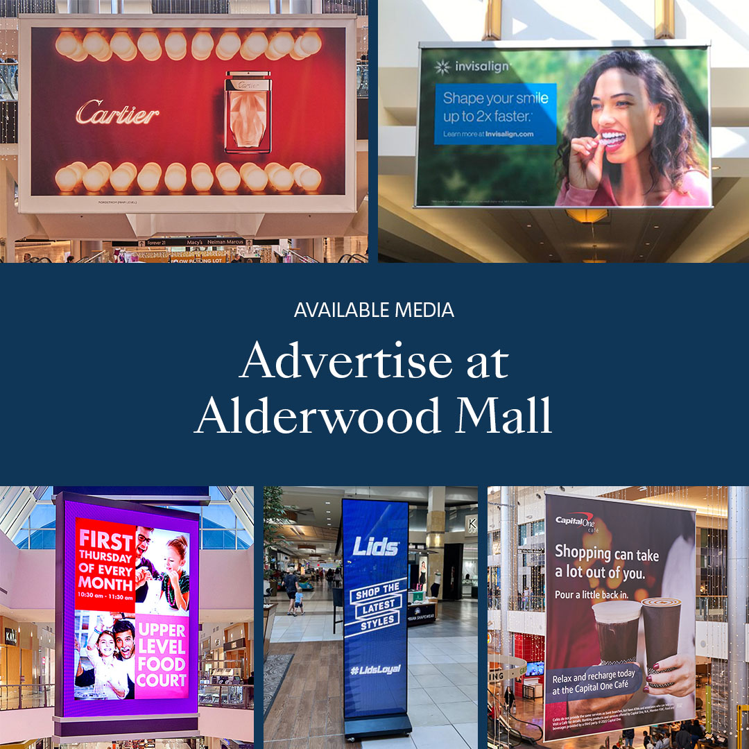Advertising at Alderwood Mall