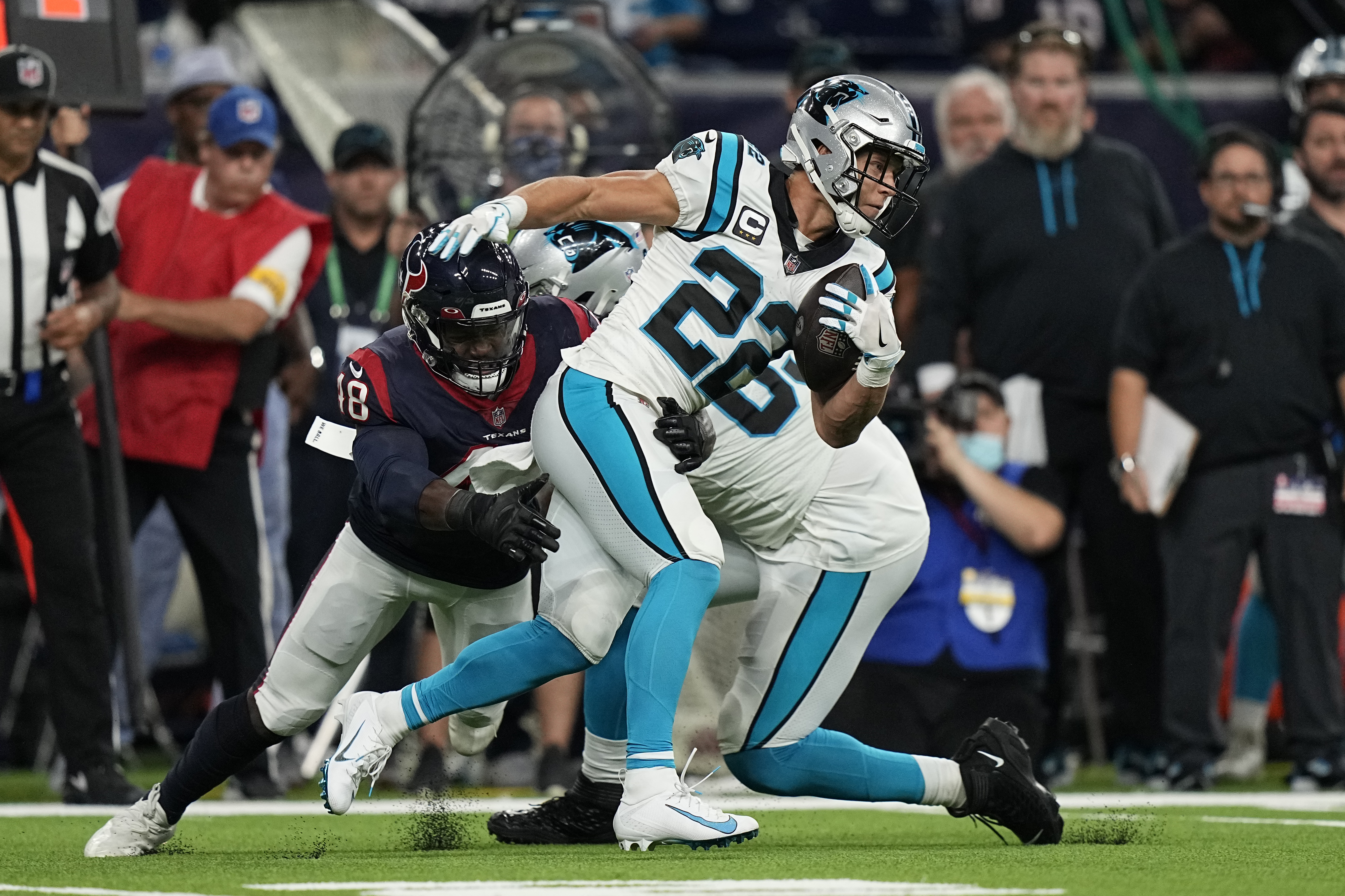 Panthers place McCaffrey on IR; RB can't return until Week 9