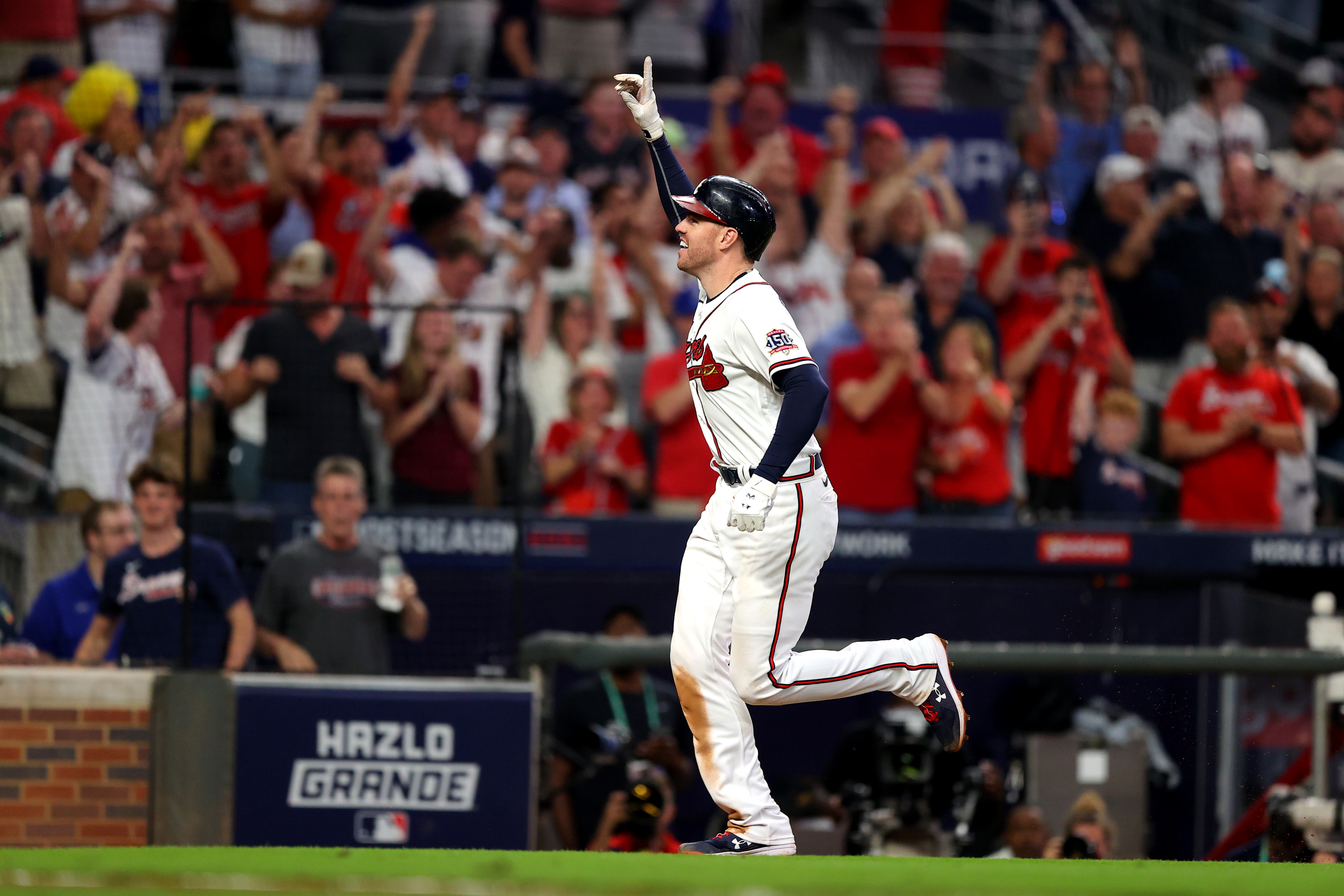Freddie Freeman launches Braves into NLCS with 8th-inning HR off Josh Hader