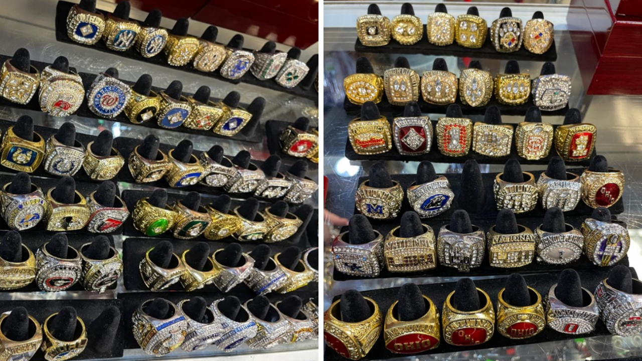 $15M in counterfeit Super Bowl rings and other merchandise seized from  store in South Carolina mall – WSOC TV