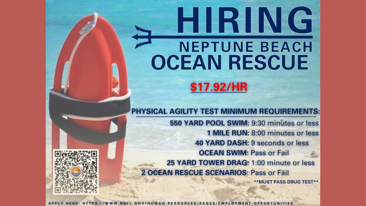 Beach Lifeguards Hiring