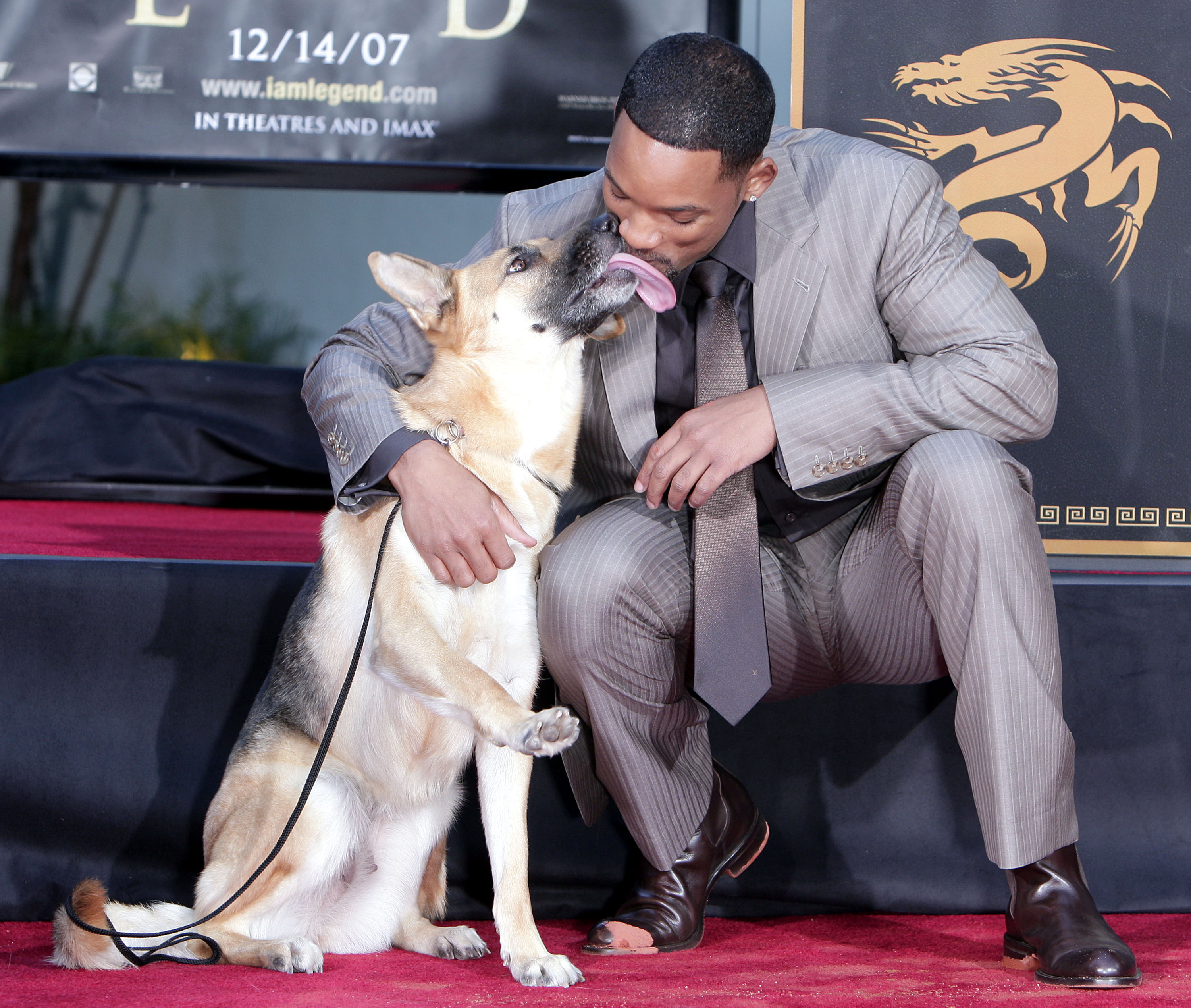 does will smith have a dog
