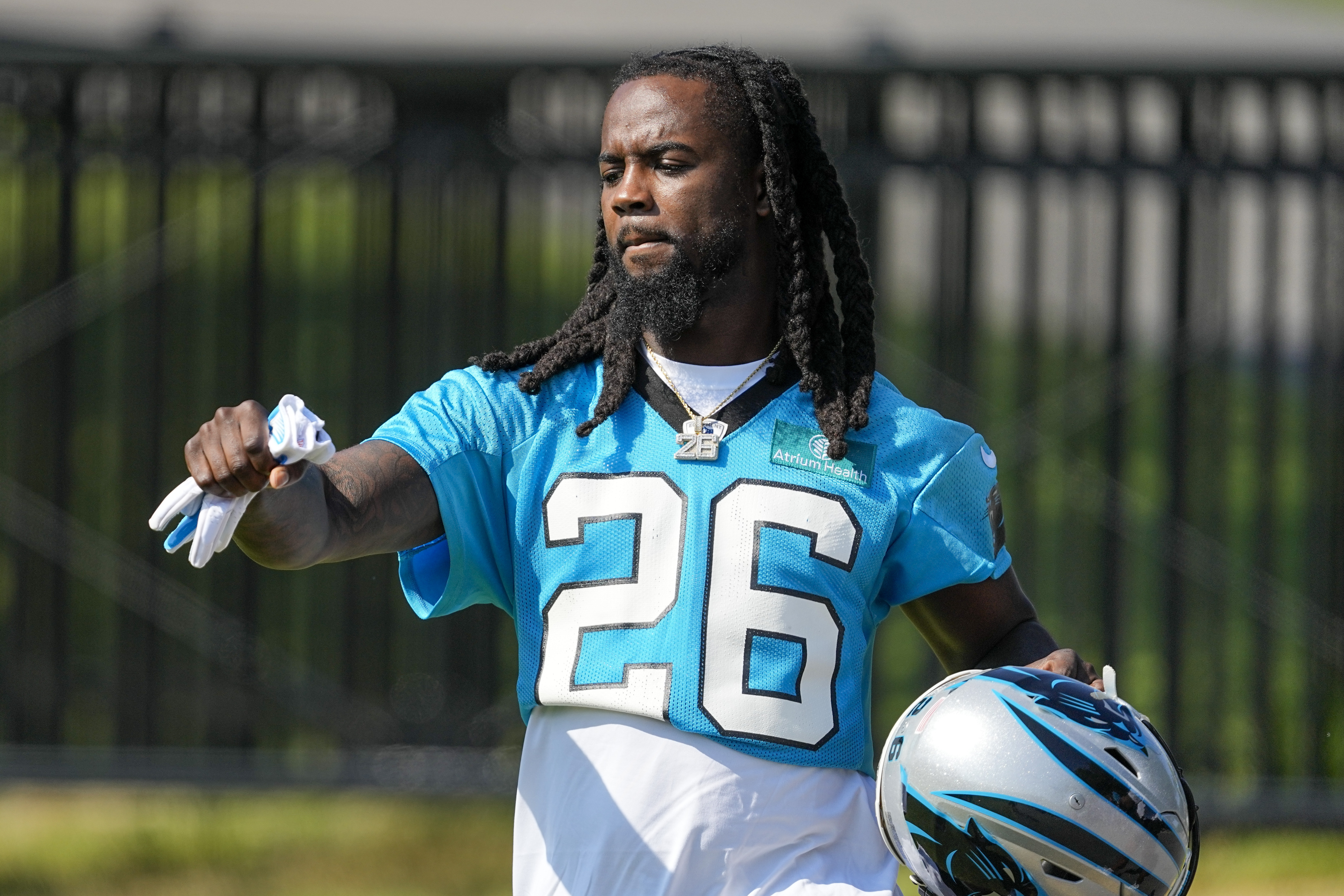 Miles Sanders relishing anticipated role as Carolina Panthers' 3-down back