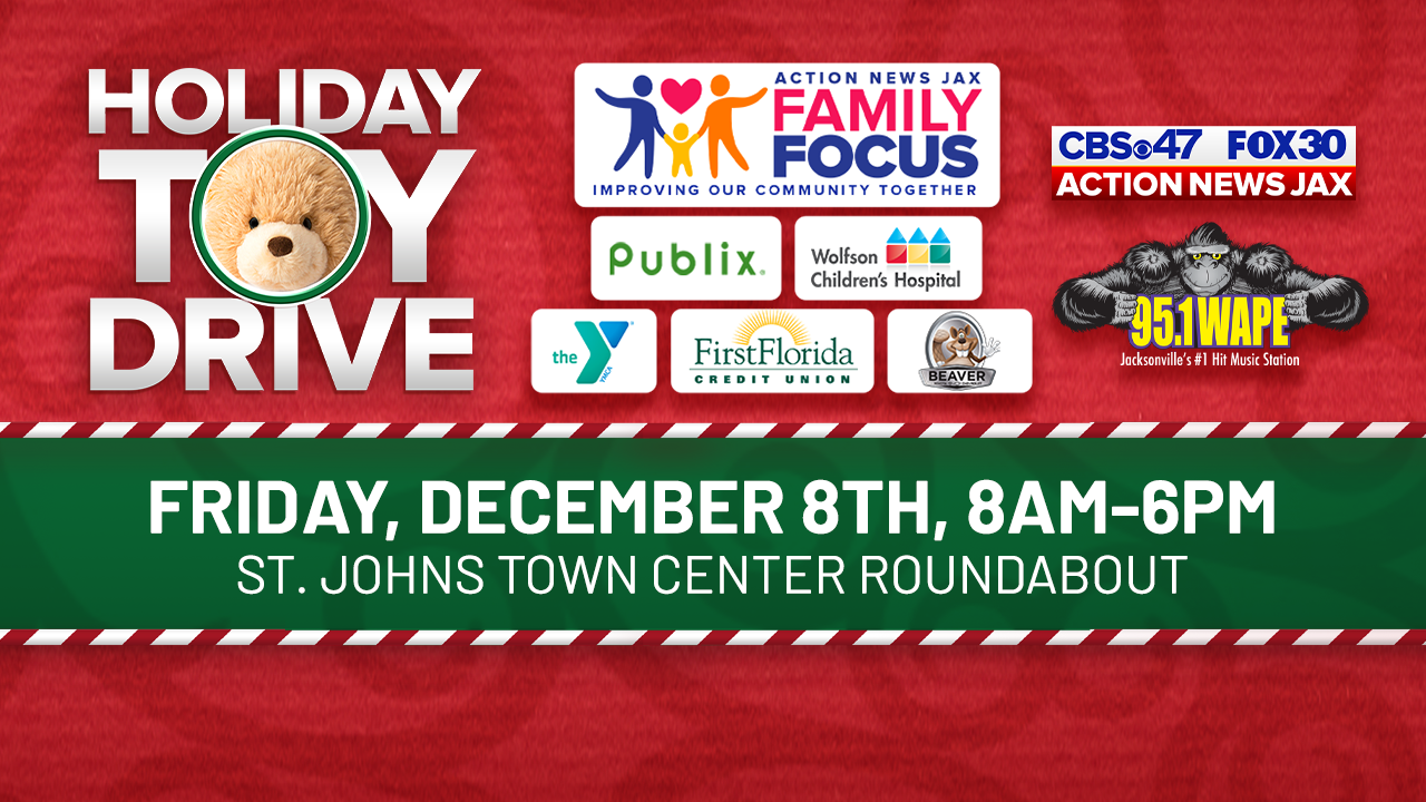 TODAY Action News Jax Family Focus Holiday Toy Drive for Wolfson