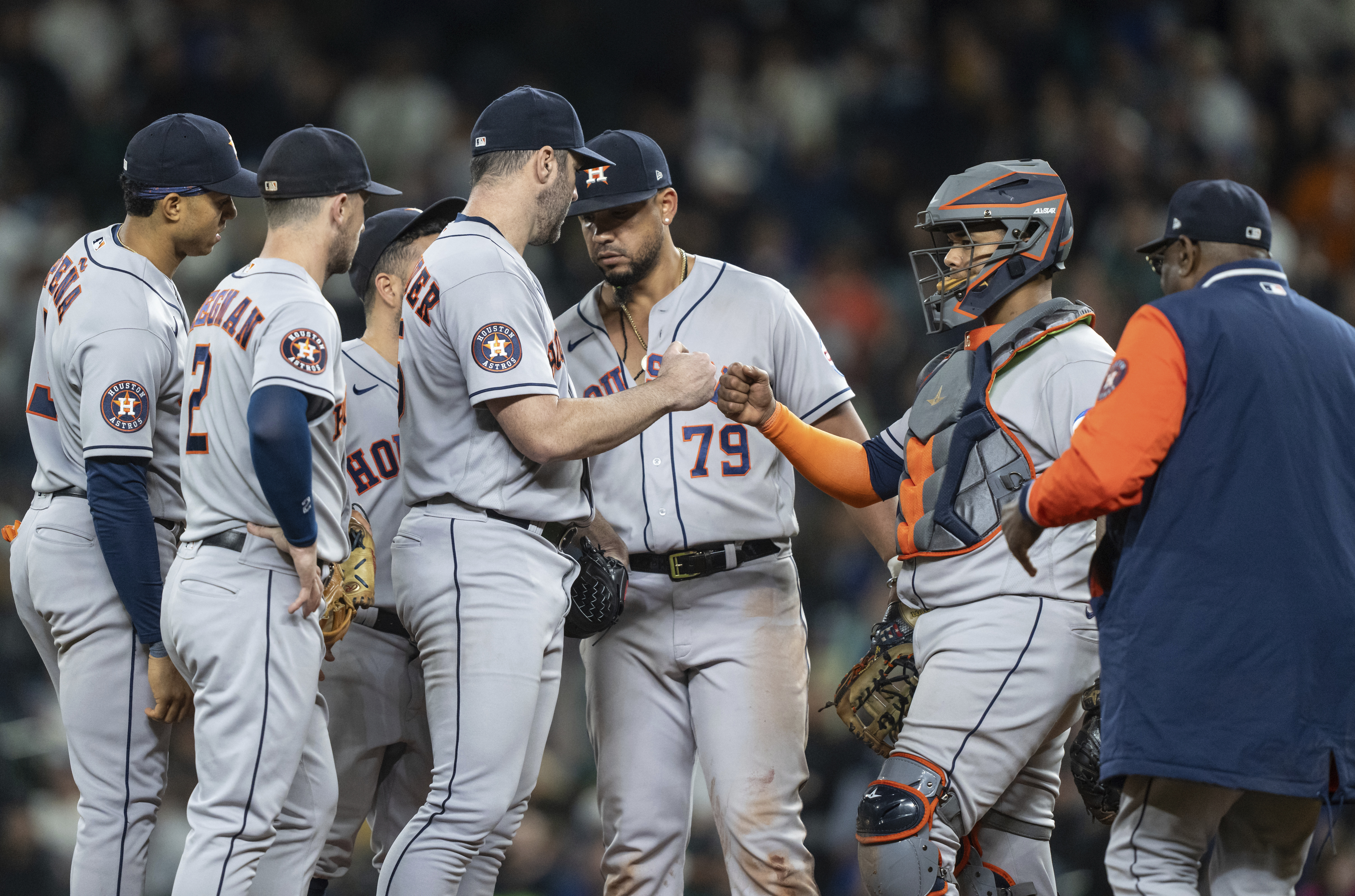 American League 27 Jose Altuve Navy 2018 MLB All-Star Game Home