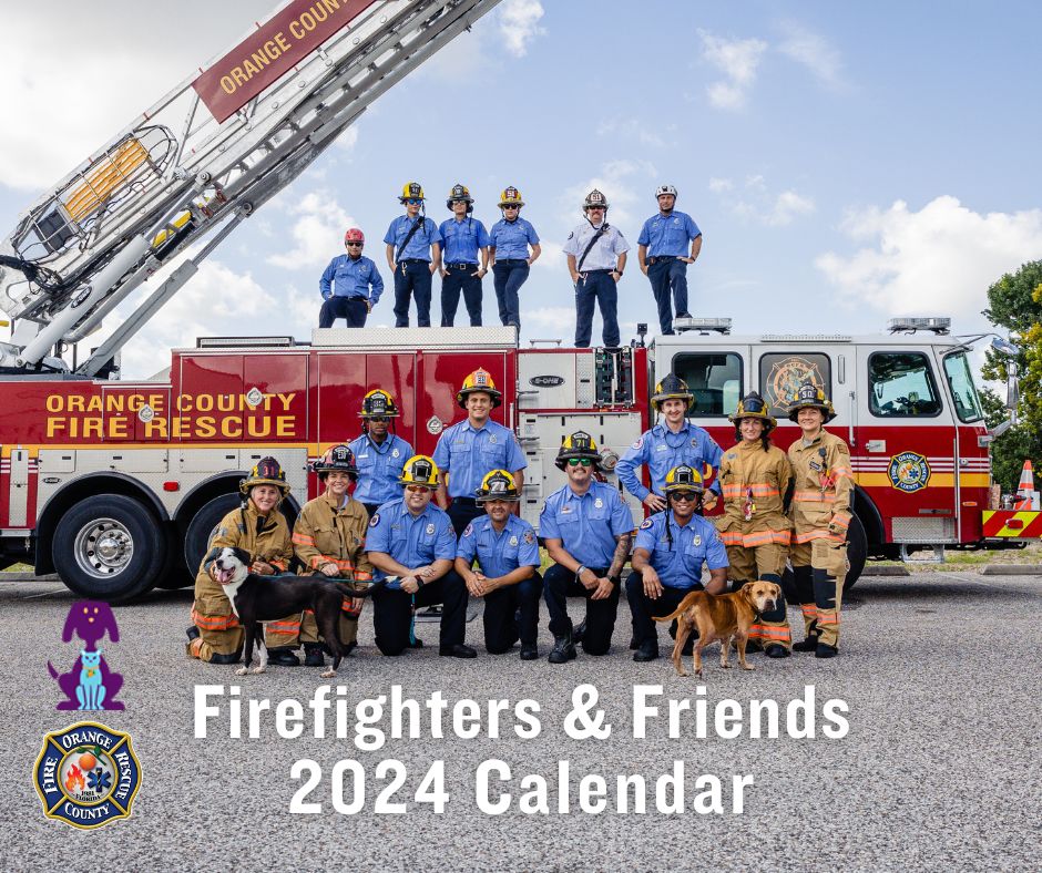 Orange County Fire Rescue's 2024 calendar raising money those in need – WFTV