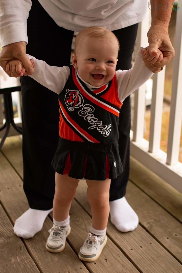 infant bengals cheerleader outfit