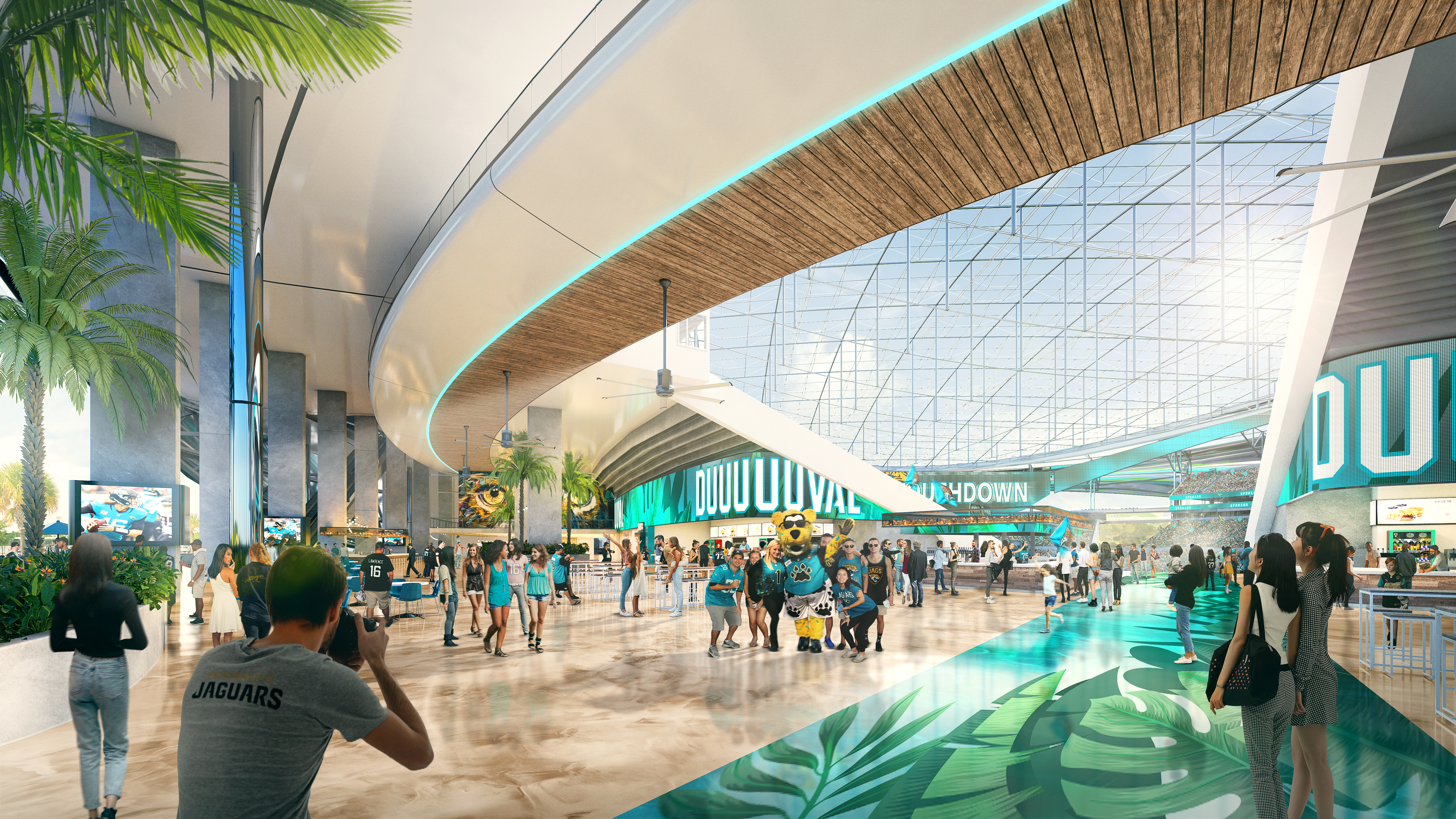 The Jacksonville Jaguars have released renderings of their Stadium Of The  Future. (via @jaguars)