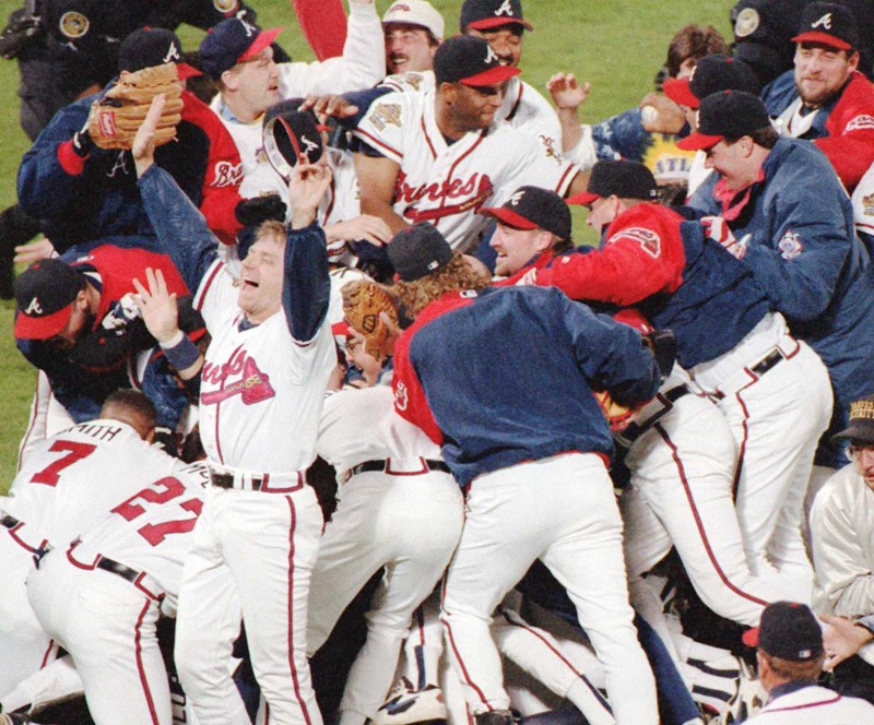 1995 Atlanta Braves World Series Champions MLB Baseball 