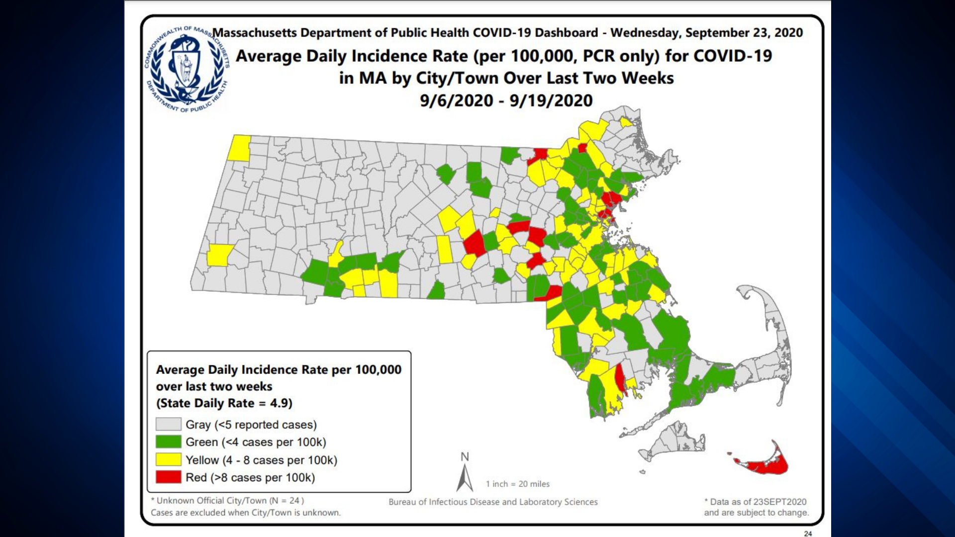 2 New Mass Towns Added To High Risk Map For Virus Boston 25 News