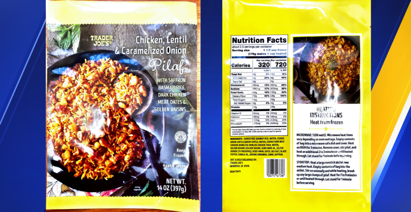 Department of Agriculture warns of Trader Joe's product with rocks