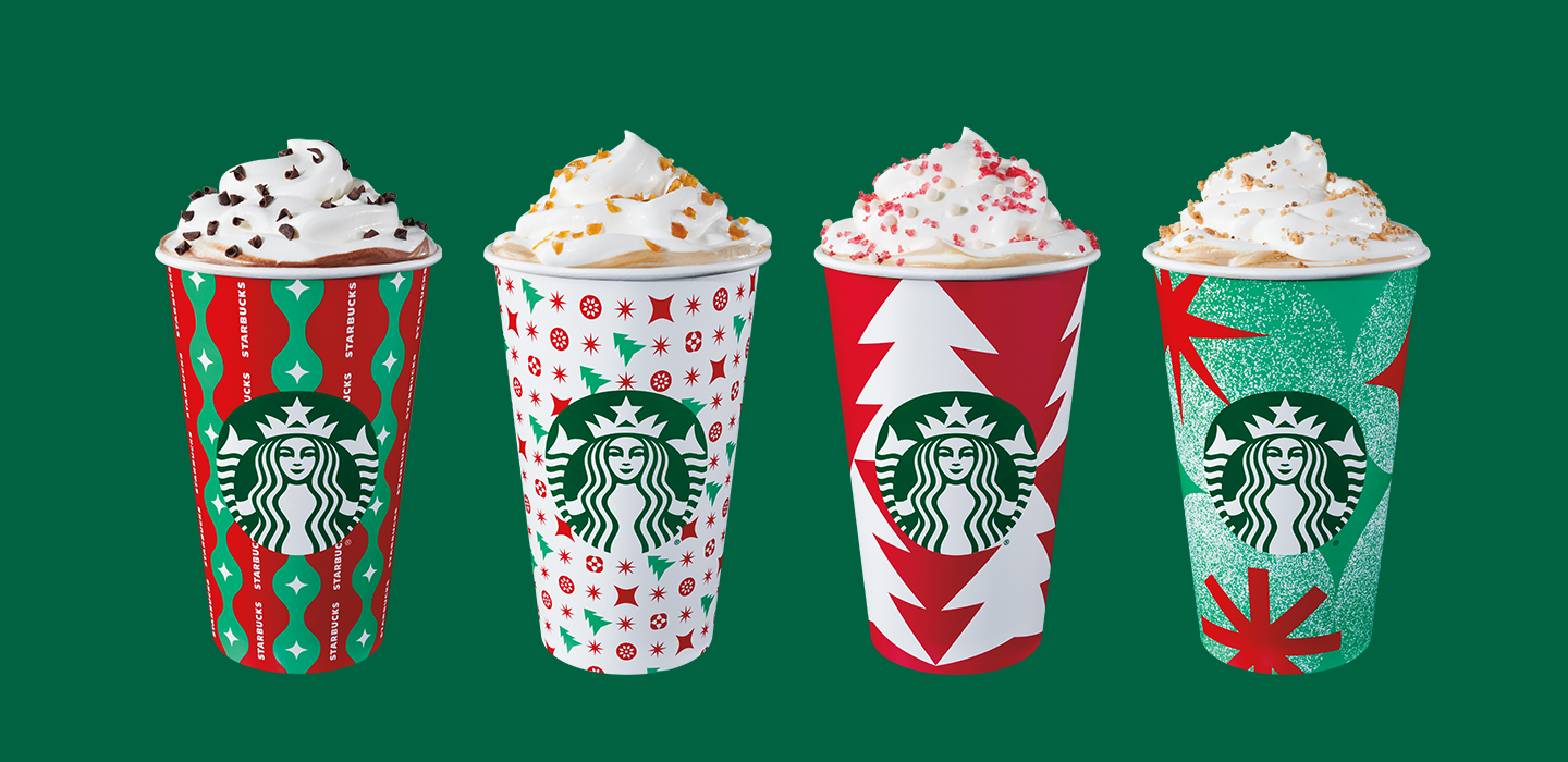 Here's a sneak peek of Starbucks holiday cups