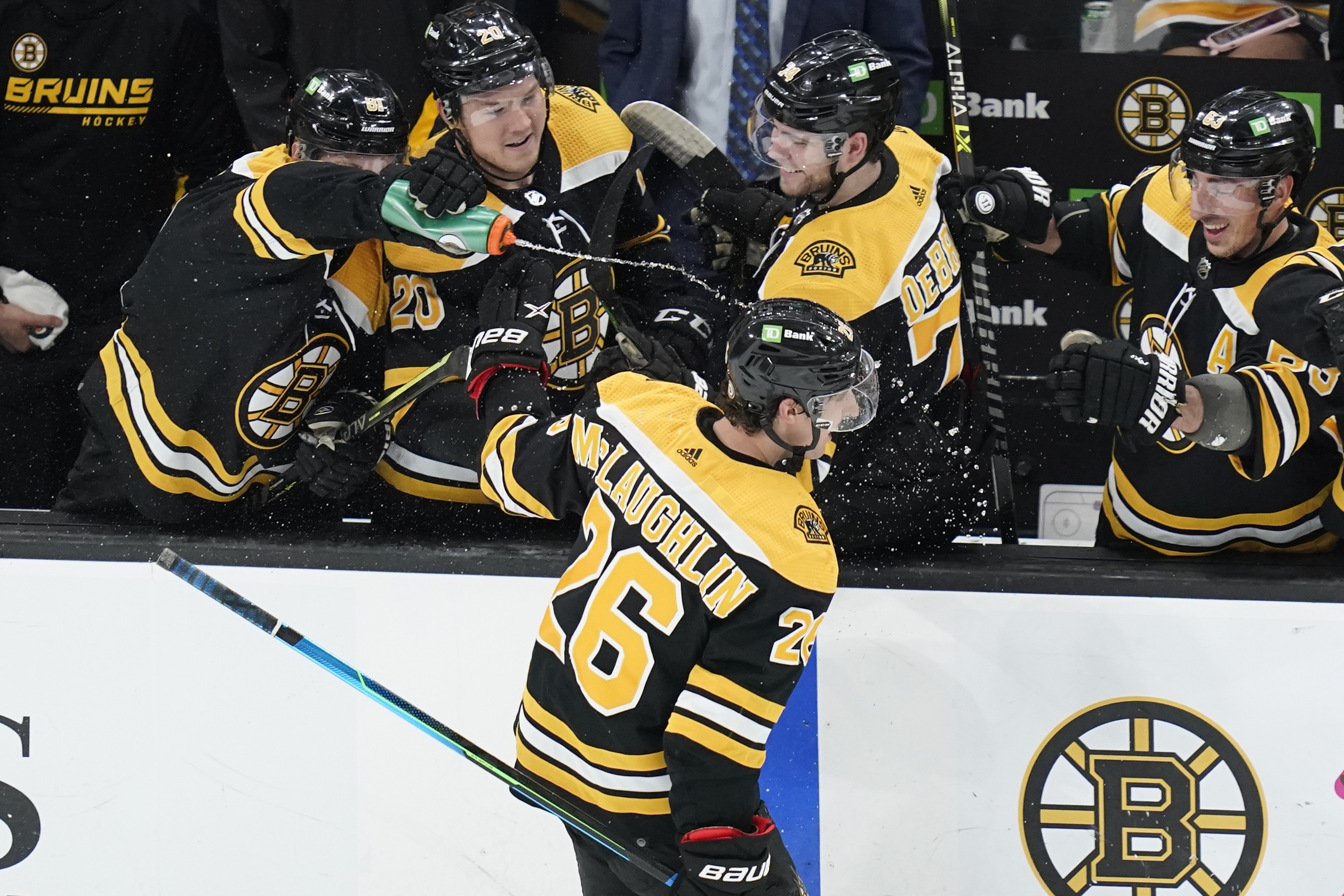 Relive Marc McLaughlin's Unforgettable Bruins Debut In Sights, Sounds