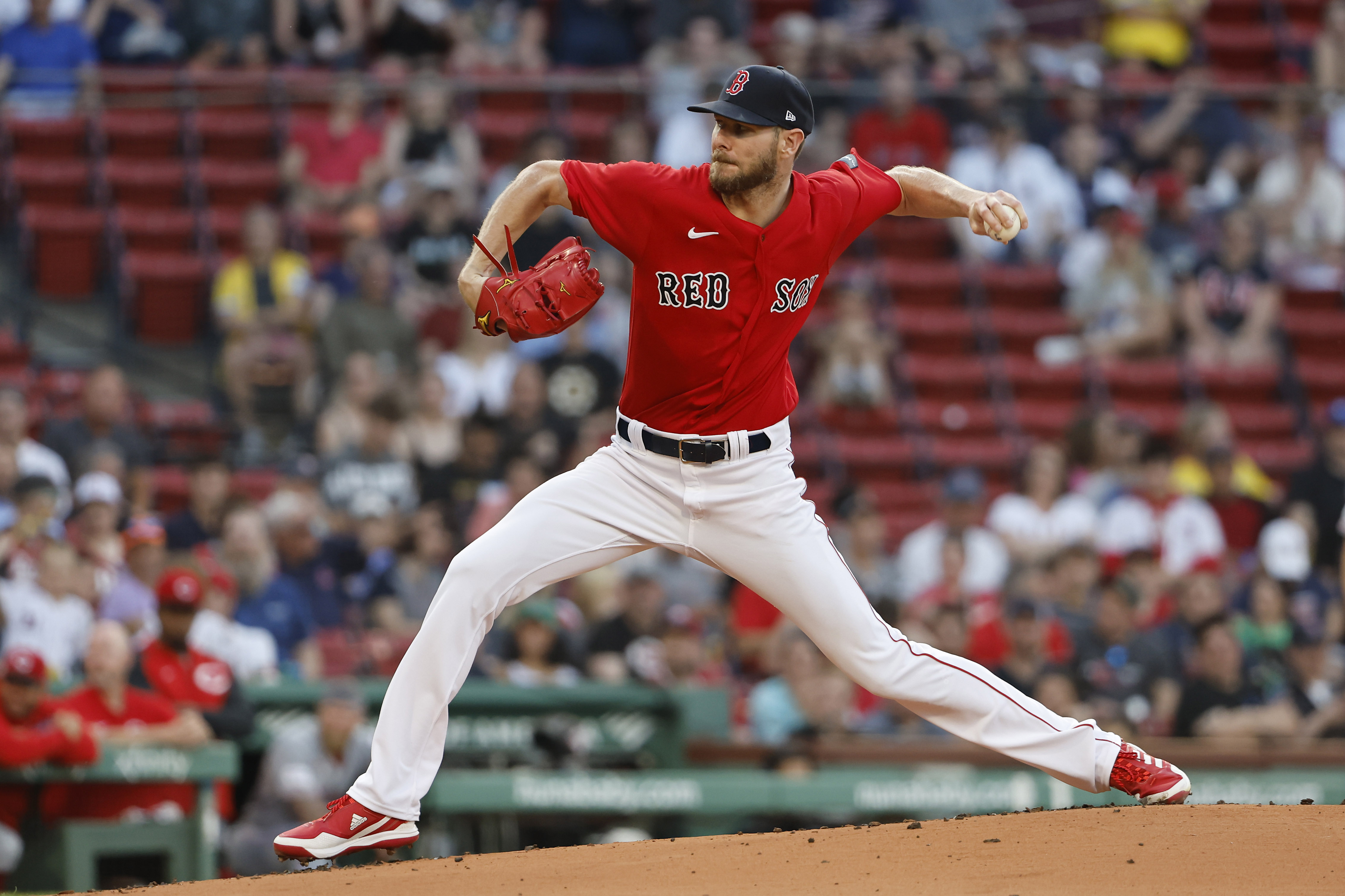 Chris Sale retires 1st 14 batters in return from injury, Red Sox