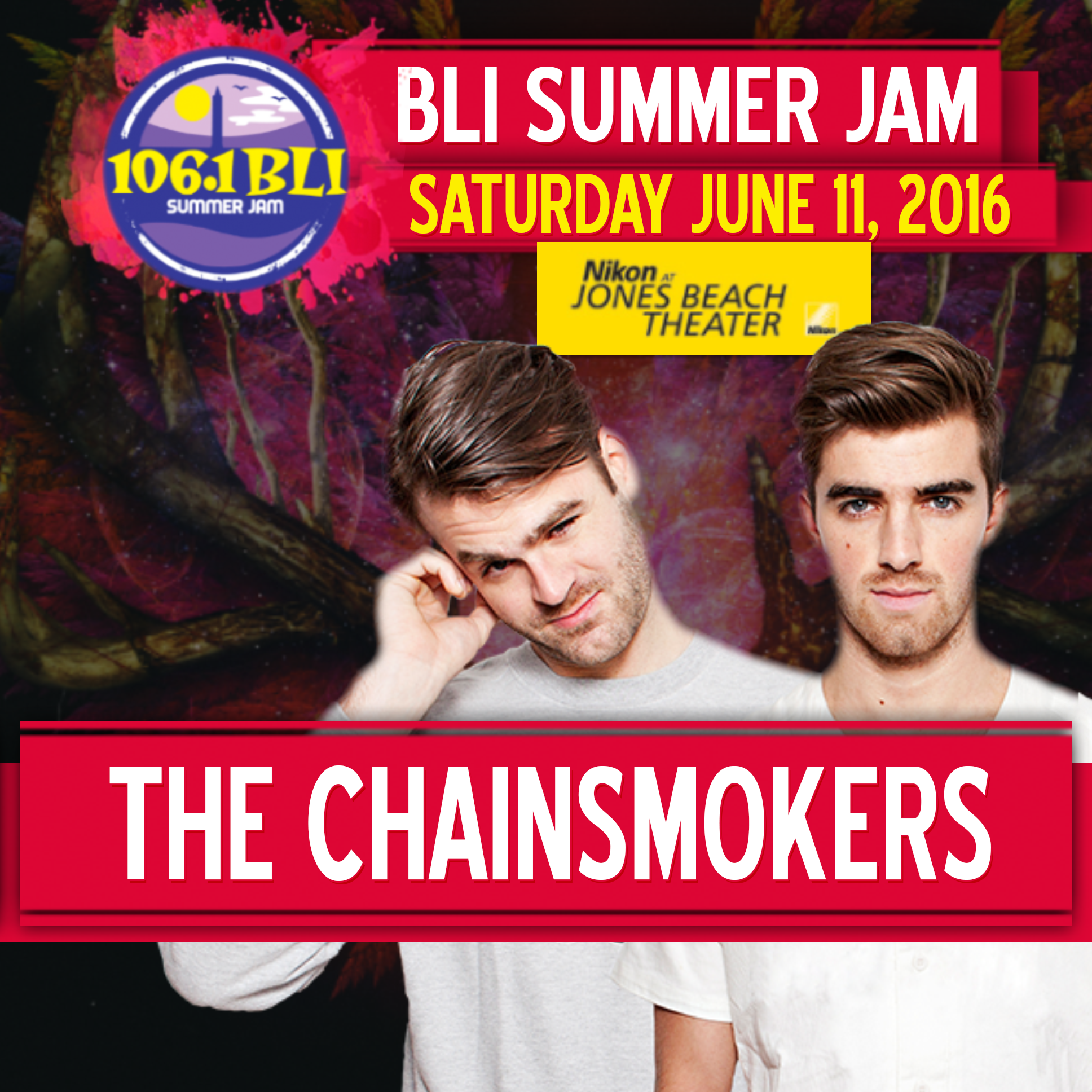 PICS The Chainsmokers at BLI Summer Jam 106.1 BLI