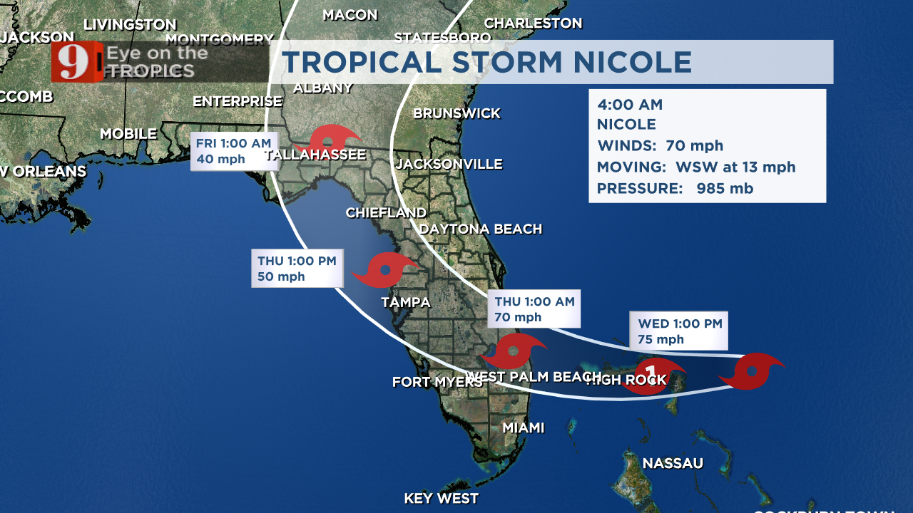 TIMELINE: Hurricane Nicole Nov. 9 updates – WFTV