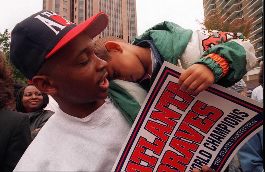 Atlanta Braves fans pack the streets of Atlanta and Cobb for