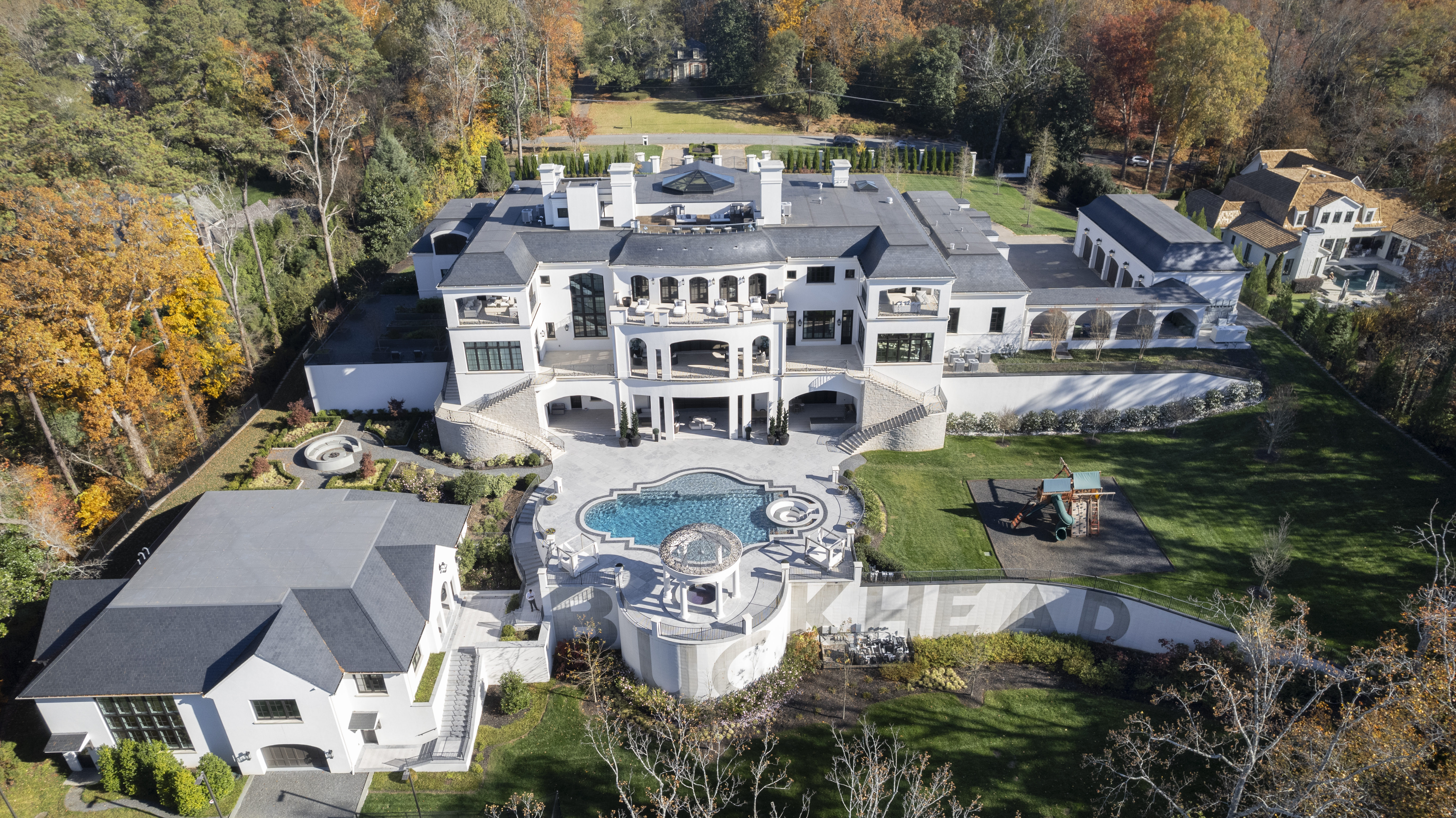 PHOTOS: This $35 million Buckhead home with a basketball court, gym and  batting cage just hit the market – WSB-TV Channel 2 - Atlanta