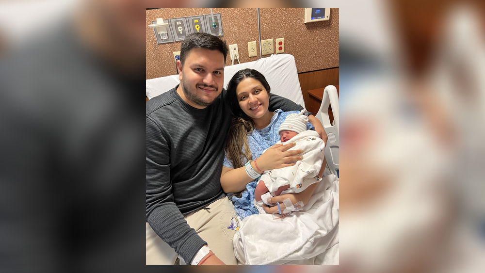 Newborn babies cheer on Bengals at Miami Valley Hospital South