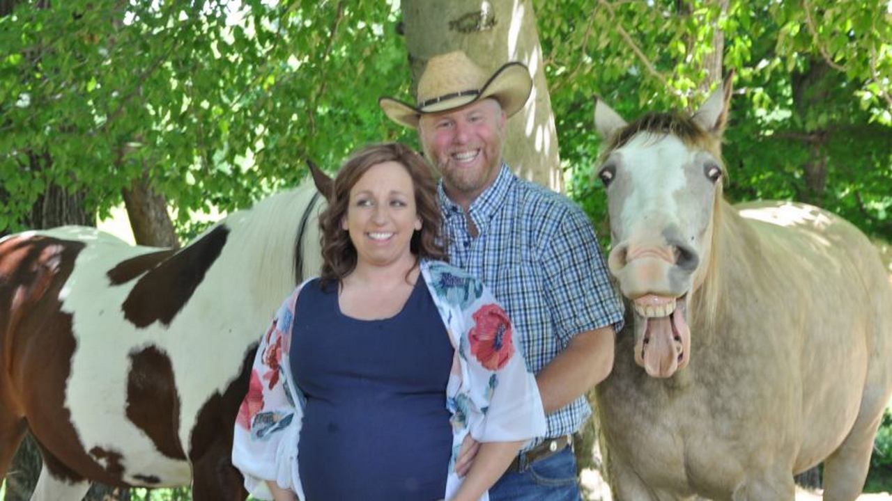 Camerahogging horse crashes maternity photo shoot POWER