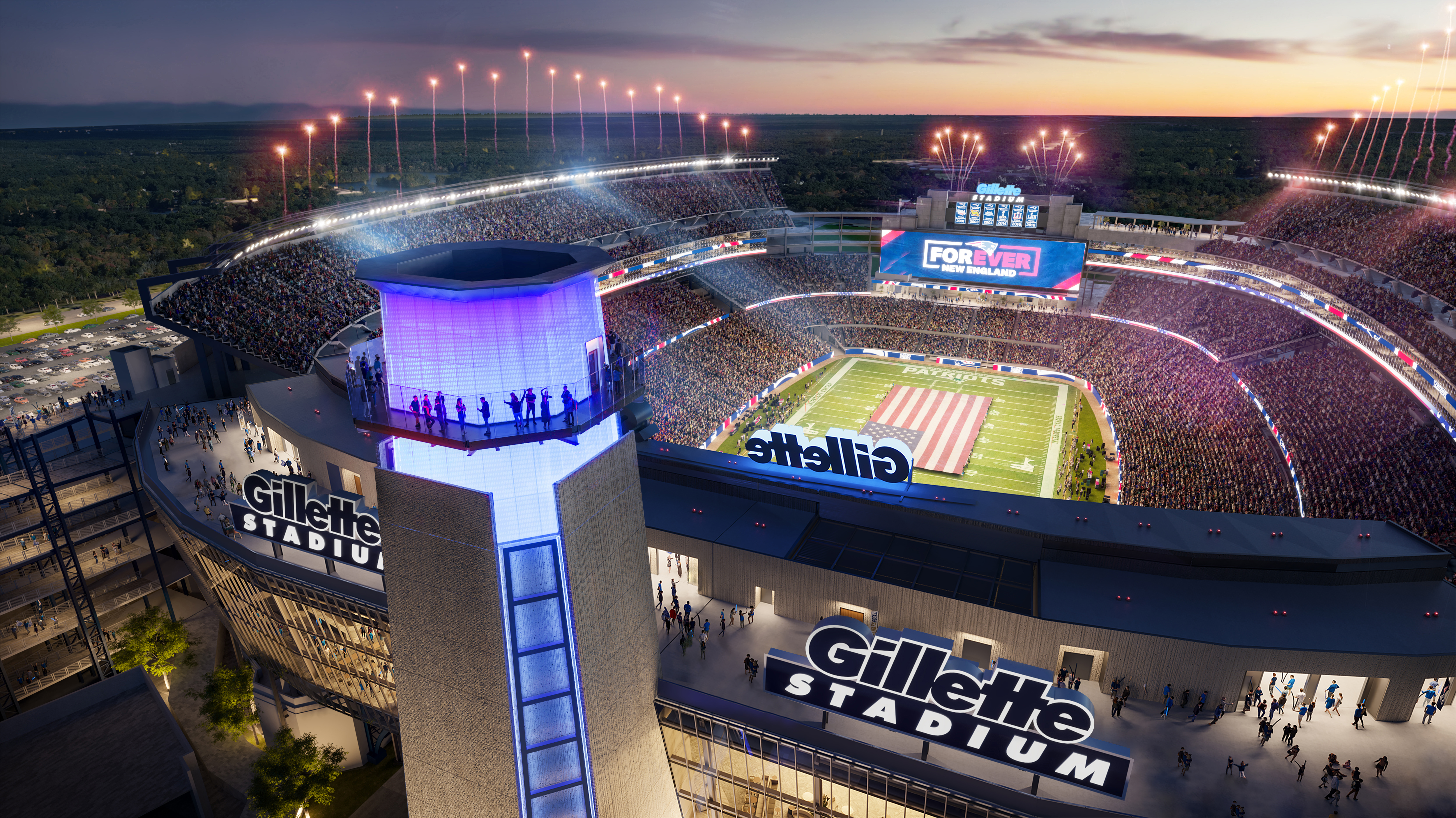 Officials showcase upgrades at Gillette Stadium - Boston News, Weather,  Sports