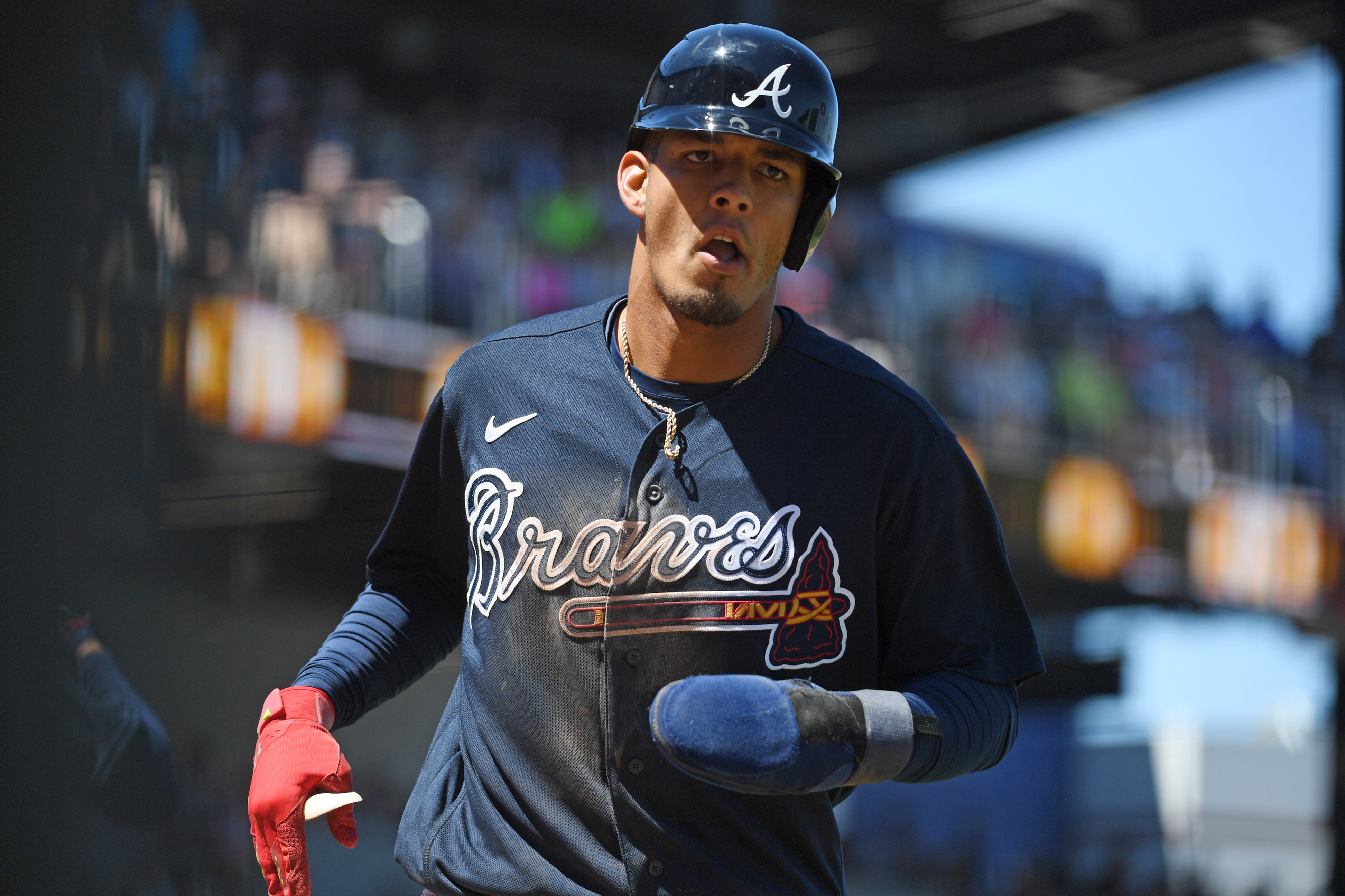 The Braves unveiled their Spring Training uniforms and caps