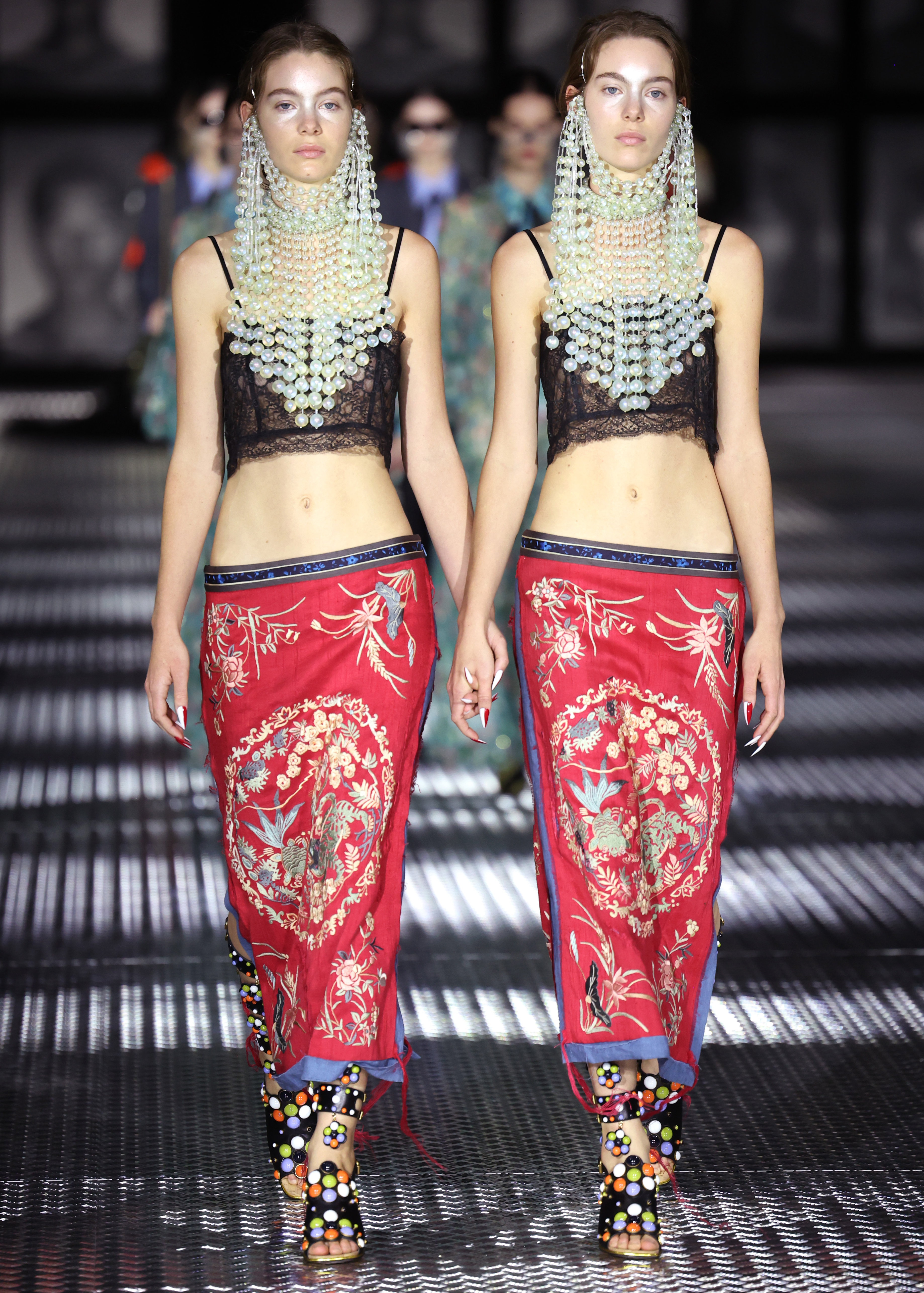 Gucci's Spring 2023 Runway Show Takes Twinning to a New Level