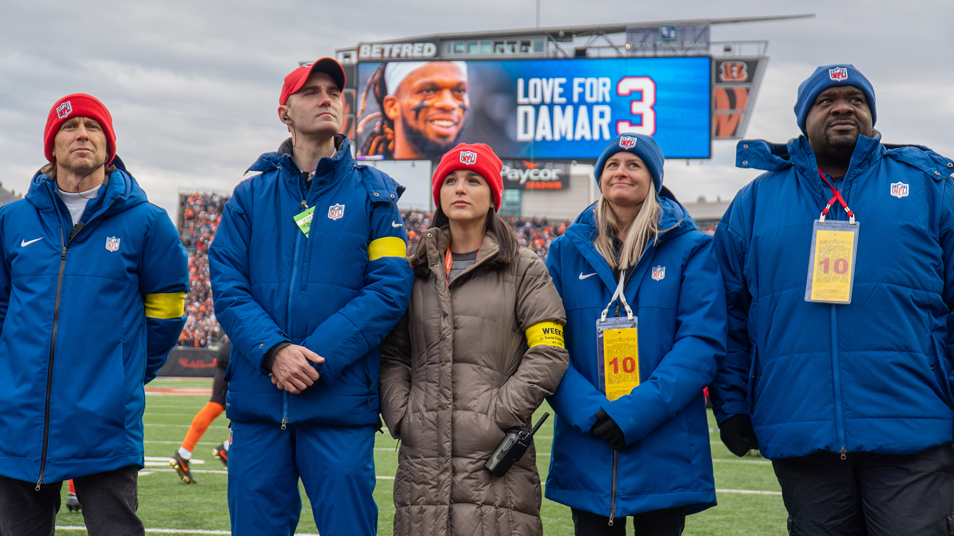 UCMC staff involved in Damar Hamlin's immediate care honored before Bengals  game