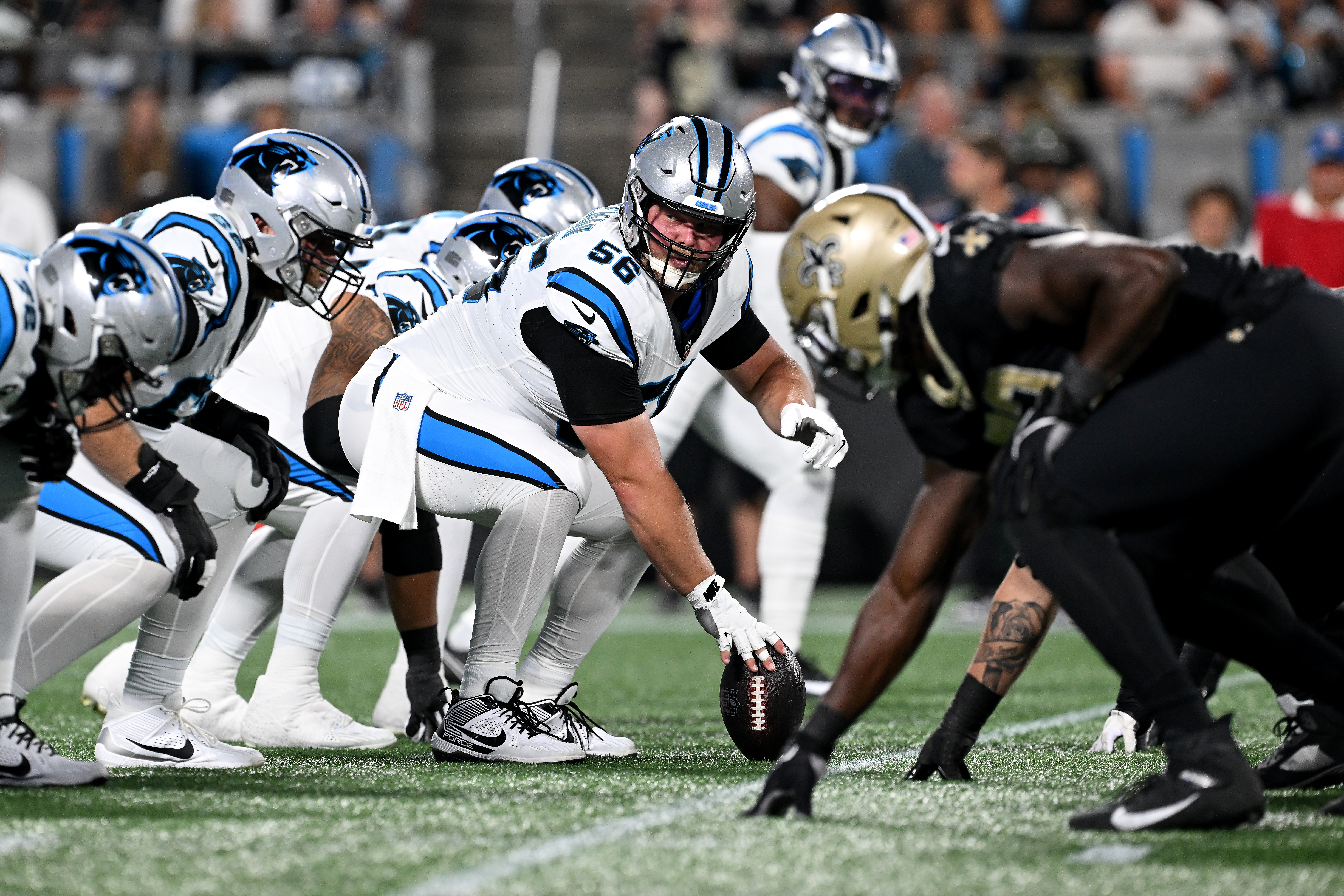 Saints @Panthers first of two Monday Night Football games tonight who